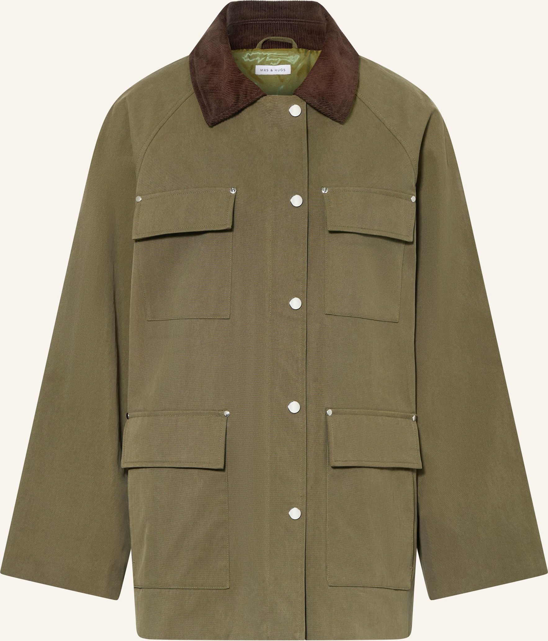 Mrs & Hugs Fieldjacket gruen