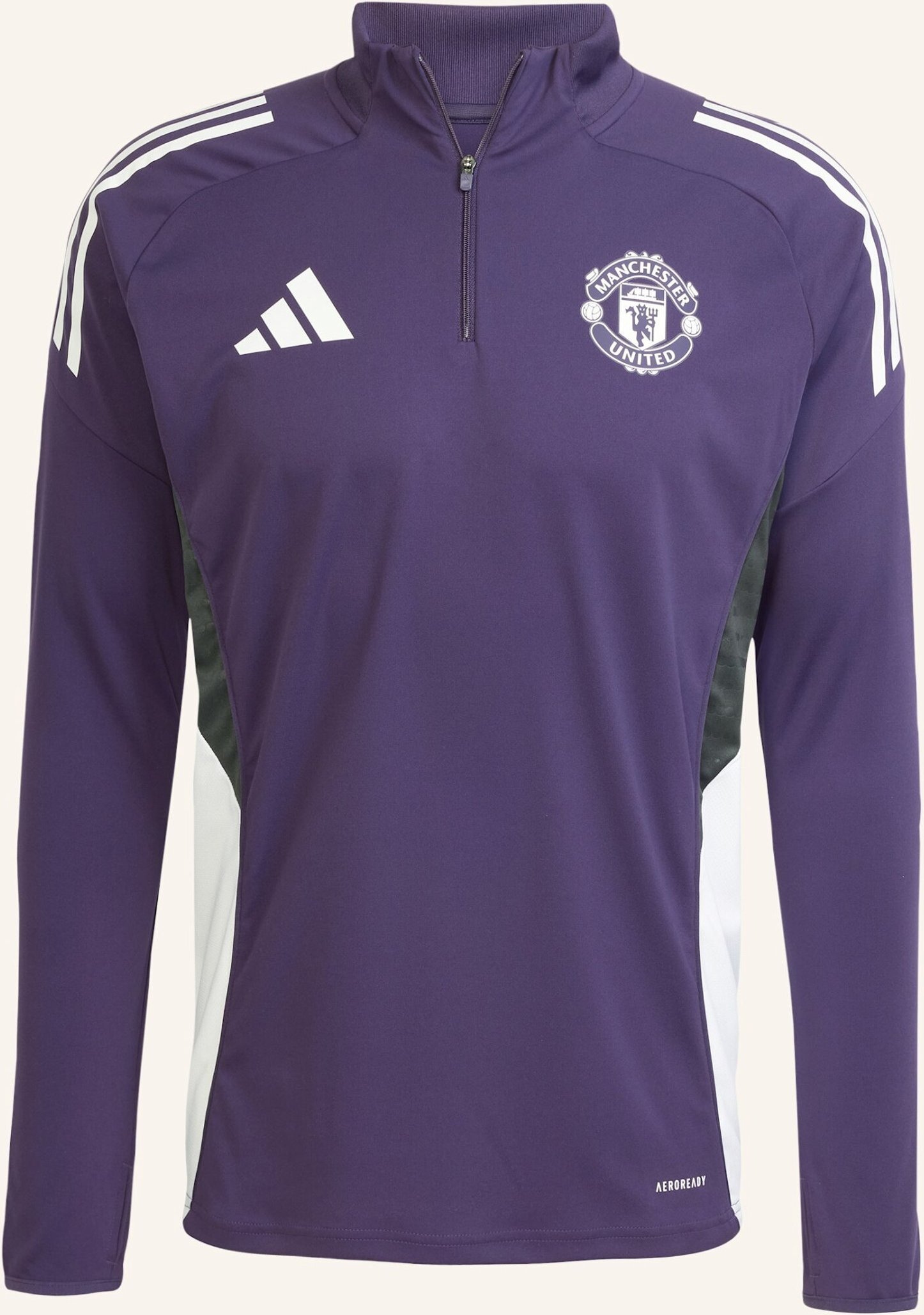 Thumbnail - Adidas Manchester United Tiro 25 Competition Trainingsoberteil lila