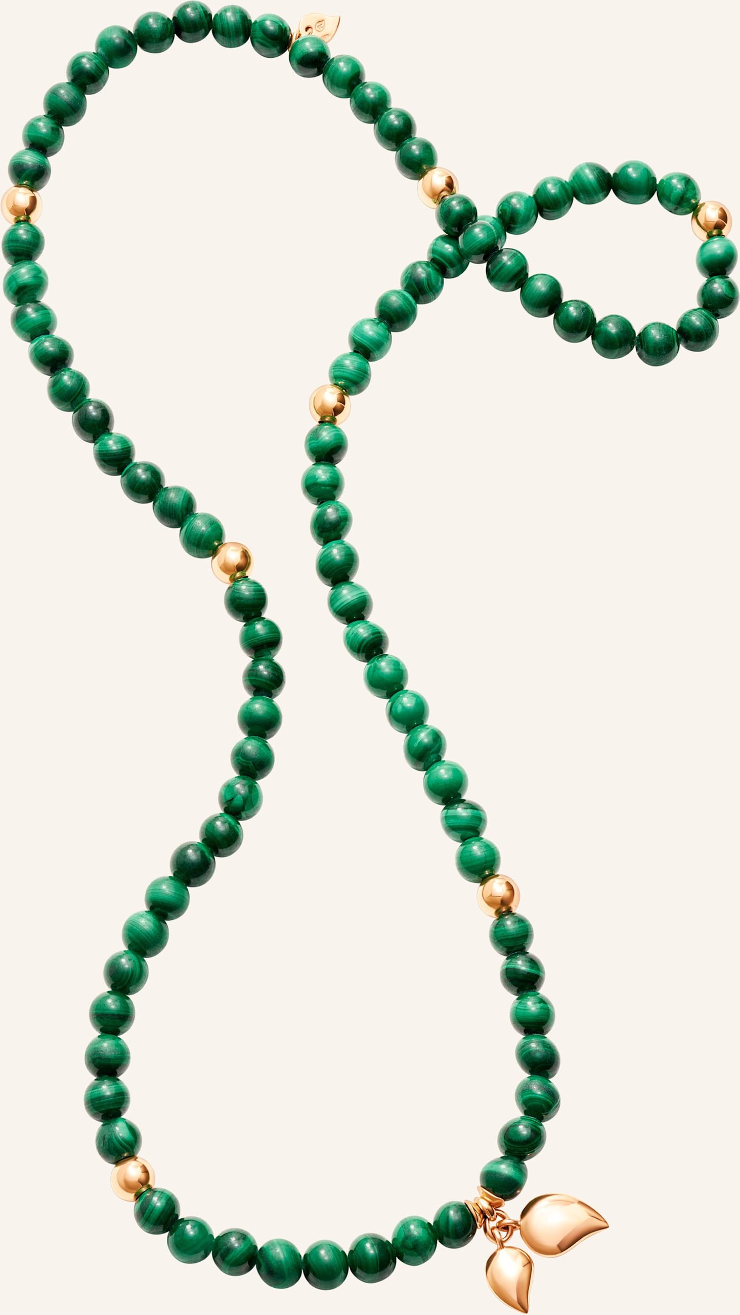 Tamara Comolli Armband Bracelet India Malachite 18k Roségold rosegold