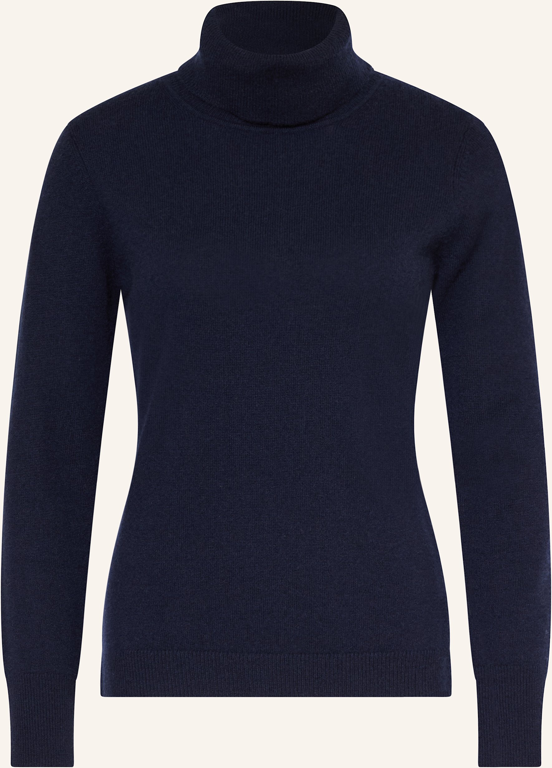 Thumbnail - Darling Harbour Rollkragenpullover Aus Cashmere blau