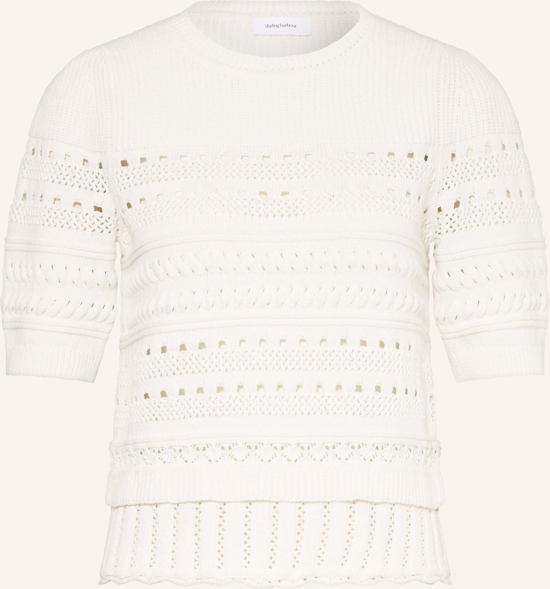 Darling Harbour Strickbluse weiss