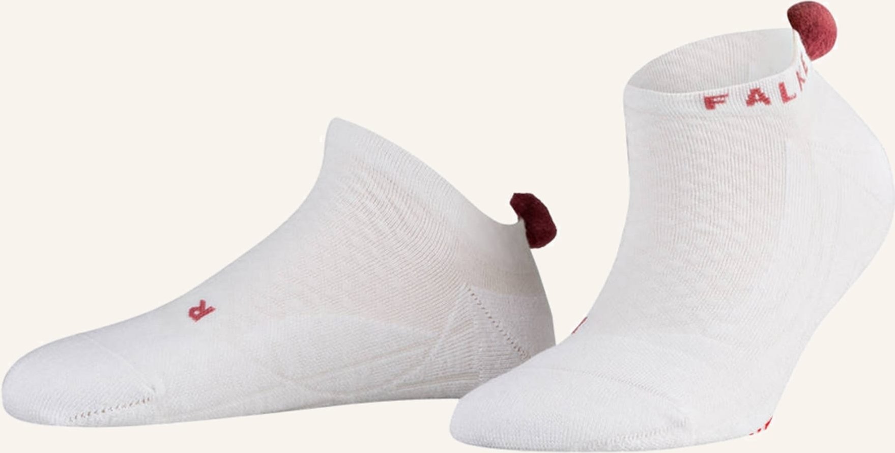 Falke Sneakersocken go2 Pompom weiss