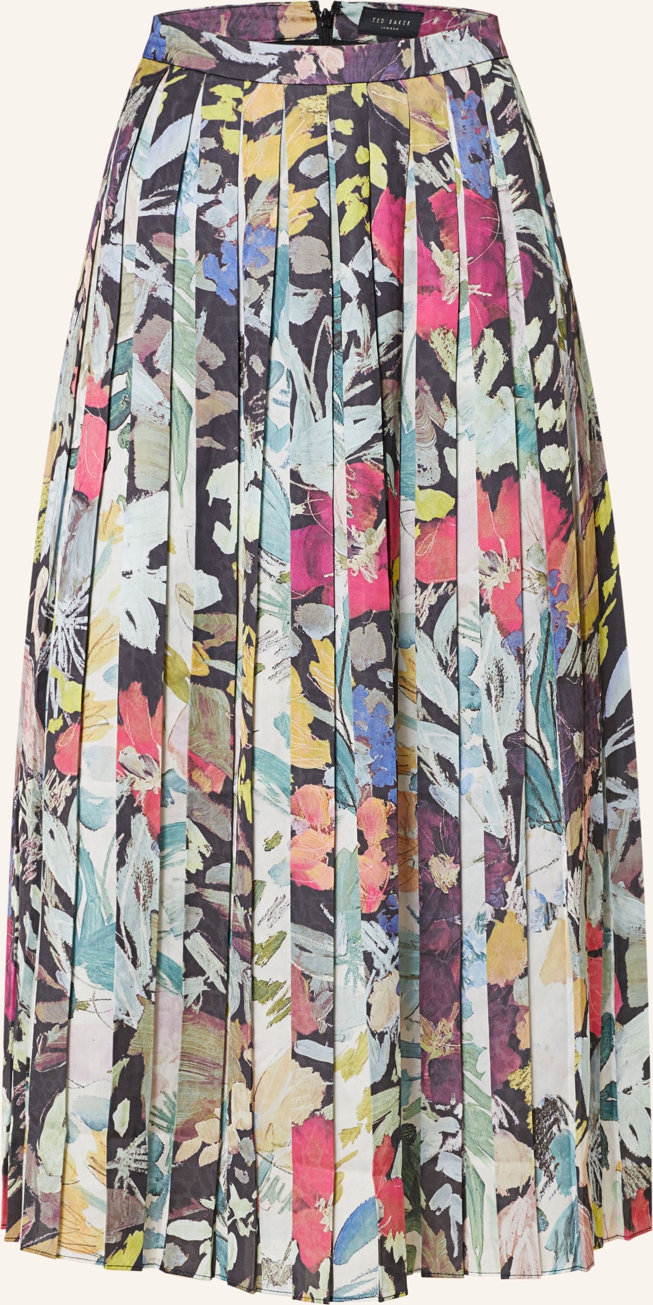 Ted Baker Faltenrock Cornina schwarz