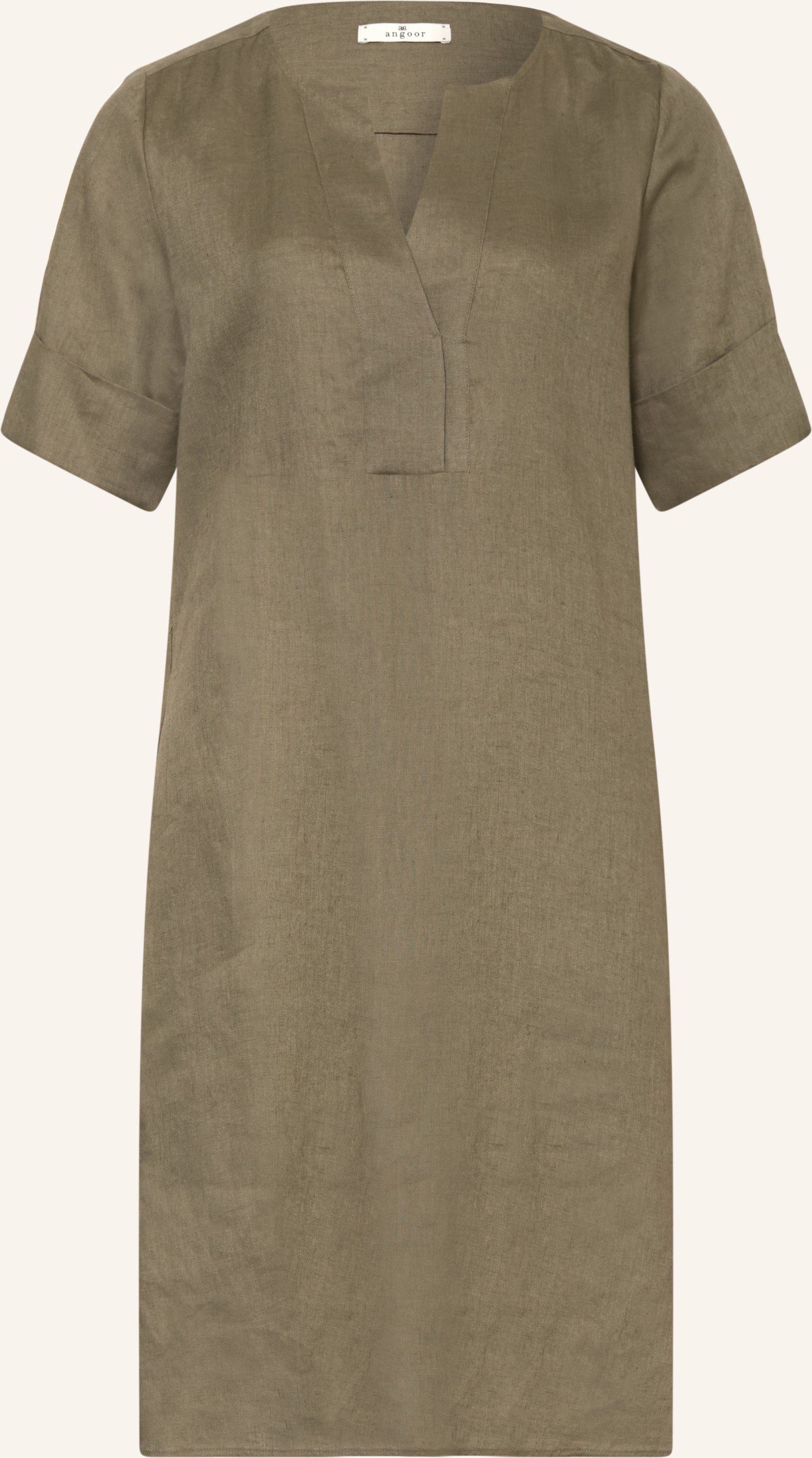 Angoor Leinenkleid Evelyn gruen