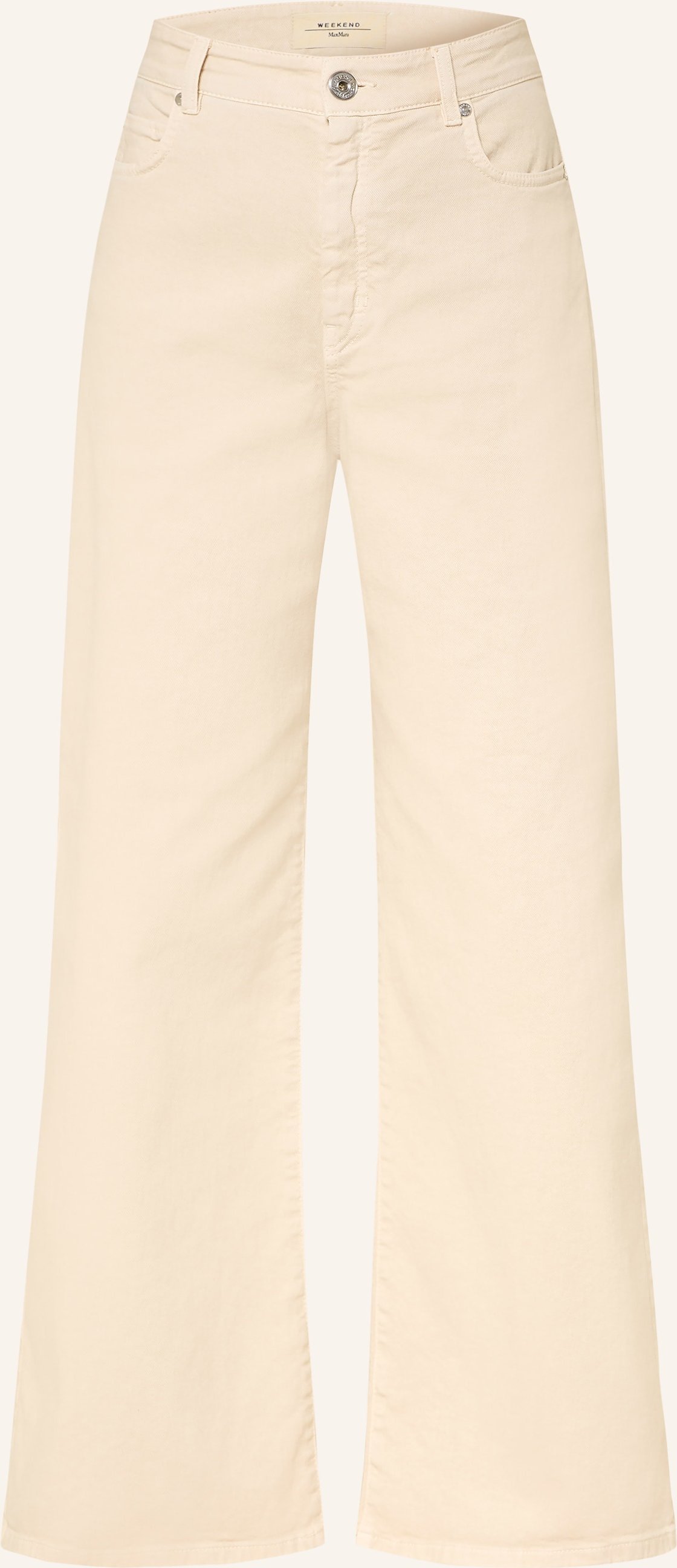 Weekend Max Mara Wide Leg Jeans Medina beige