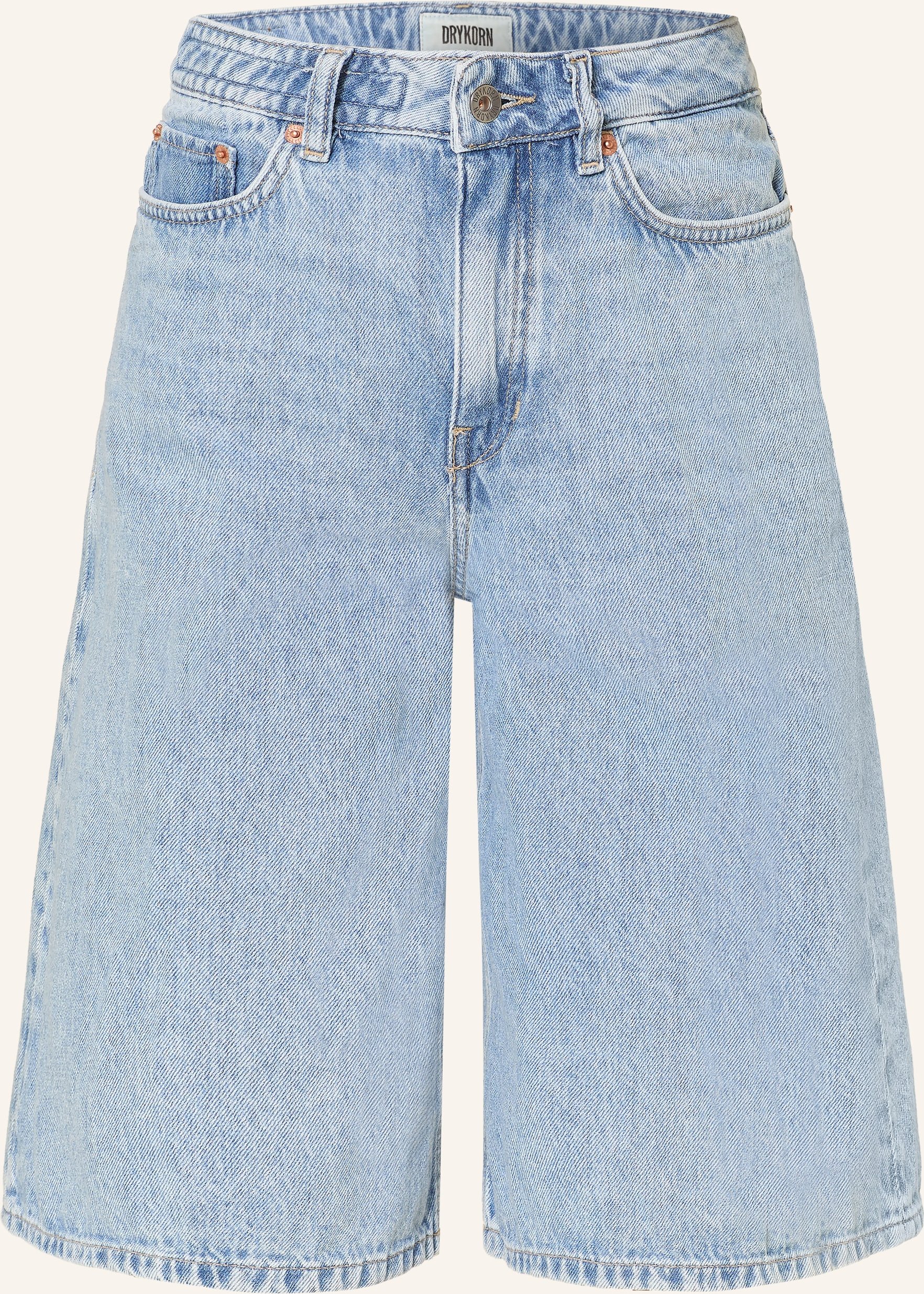 Drykorn Jeans-Bermudas None blau