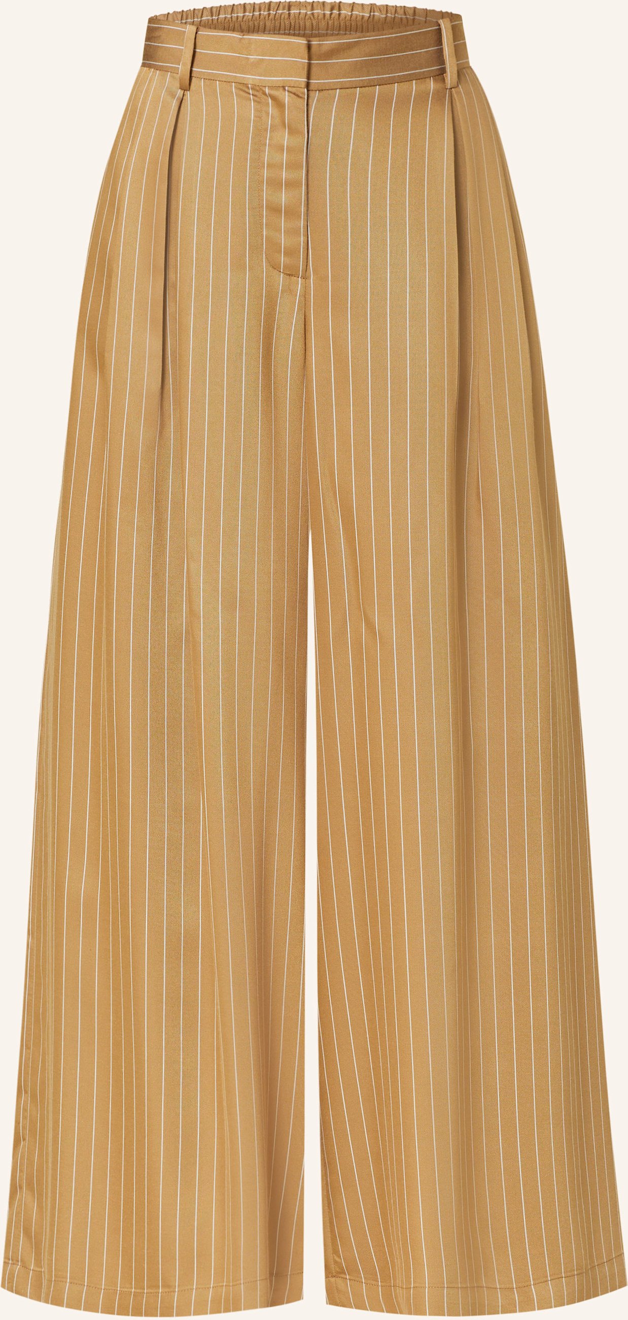 Thumbnail - Max & Co. Marlenehose Bertone Aus Satin braun