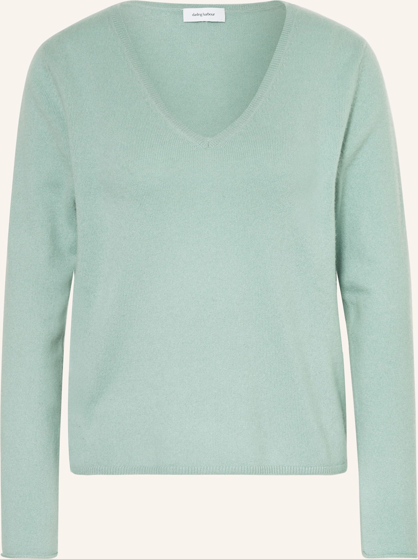 Darling Harbour Cashmere-Pullover gruen
