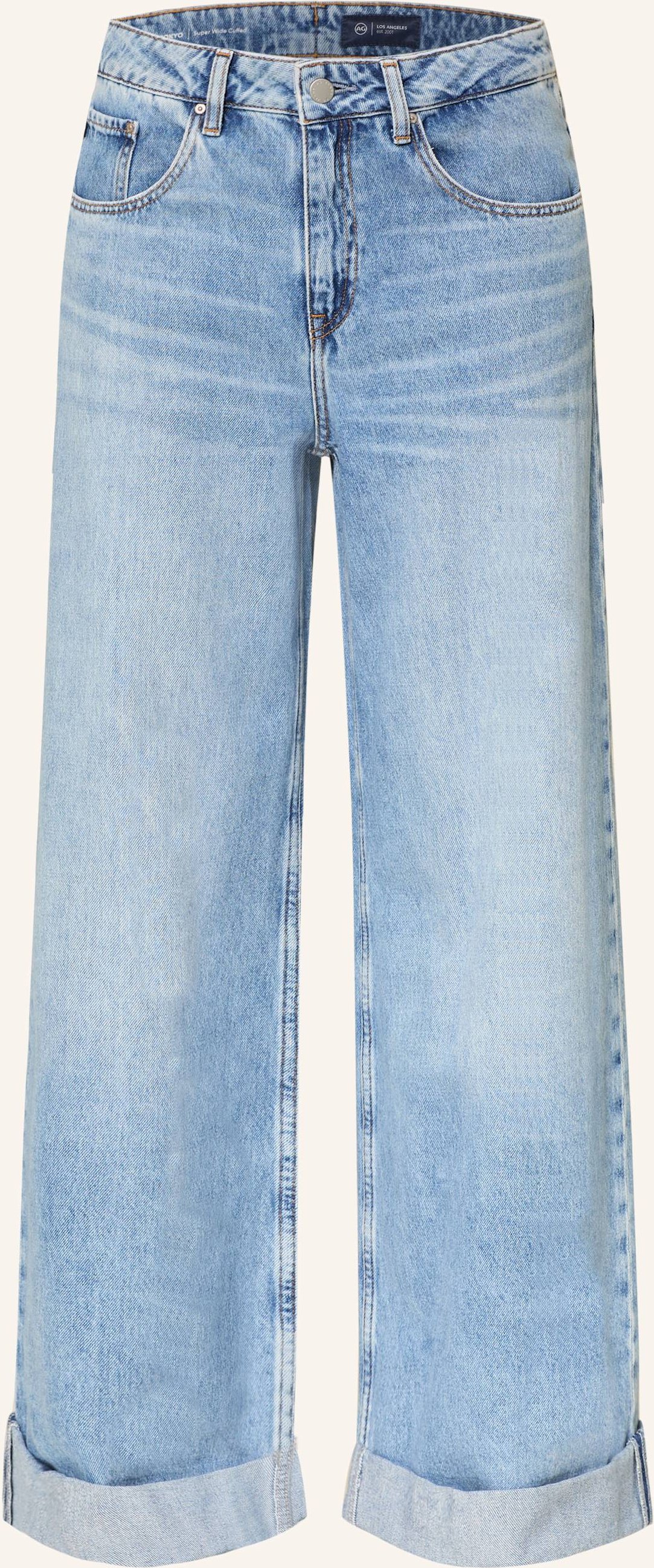 Ag Jeans Wide Leg Jeans Tokyo blau