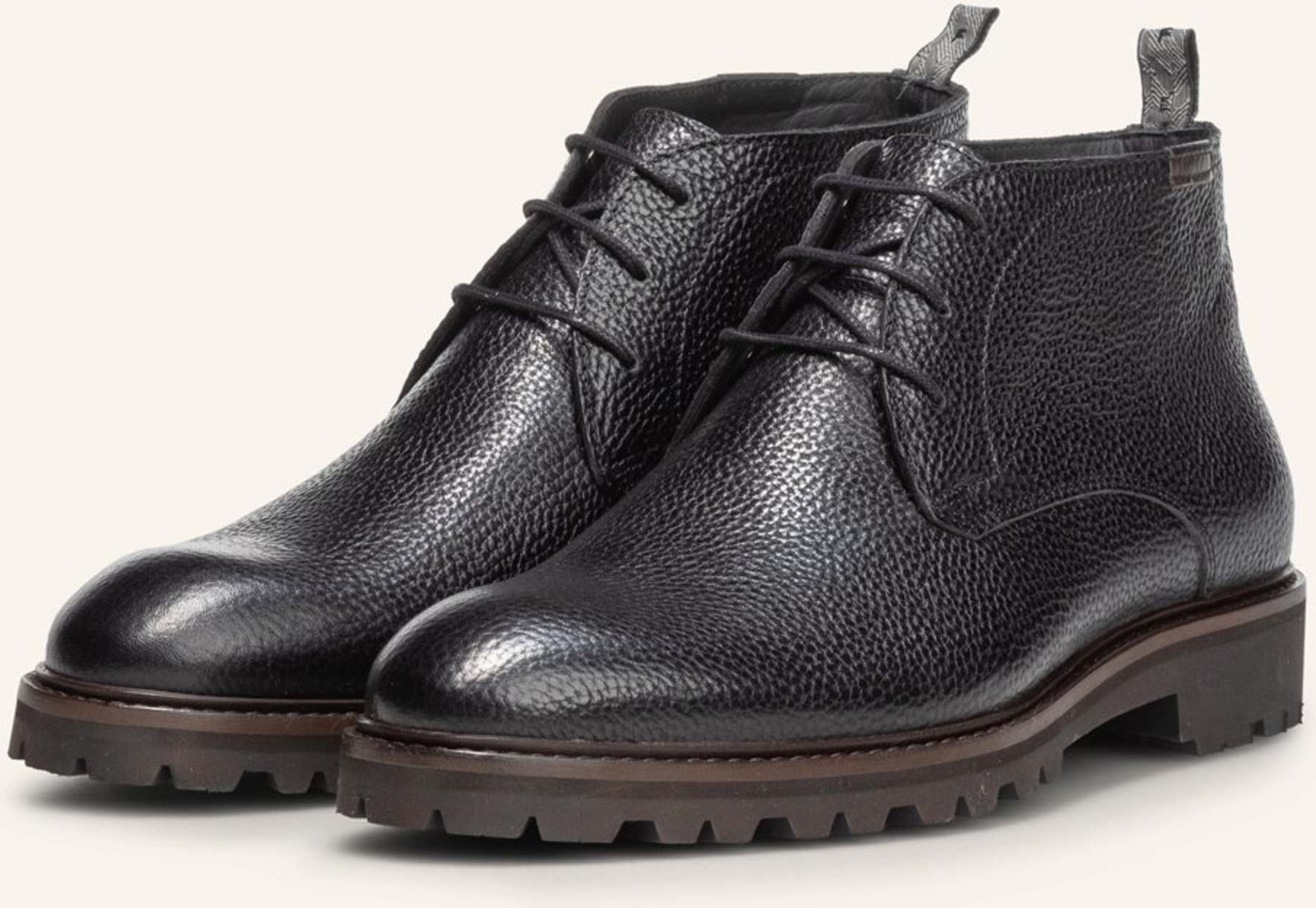 Floris Van Bommel Schnürboots Sturdi 01 schwarz