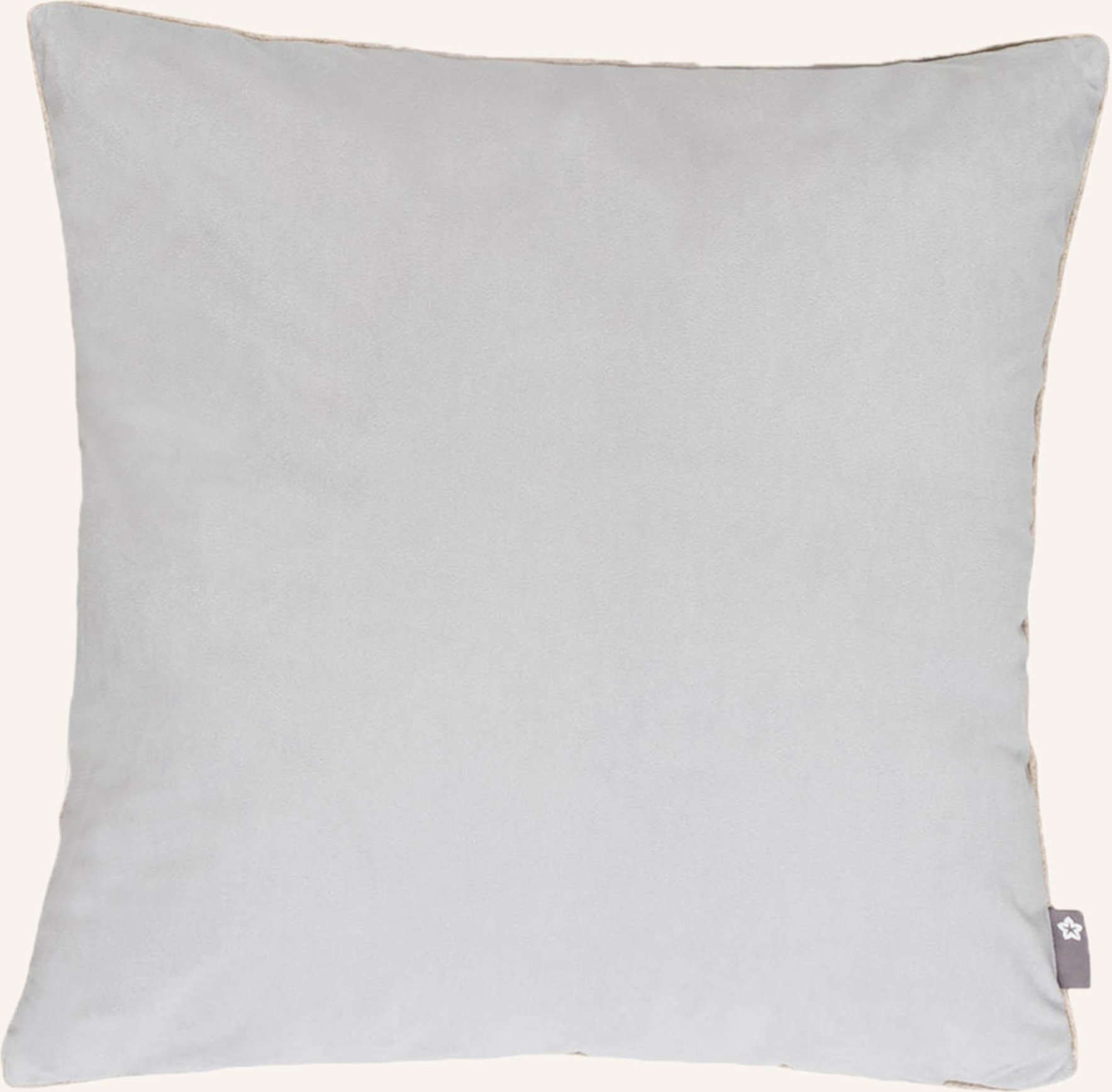 Pichler Samt-Dekokissenhülle Melva grau