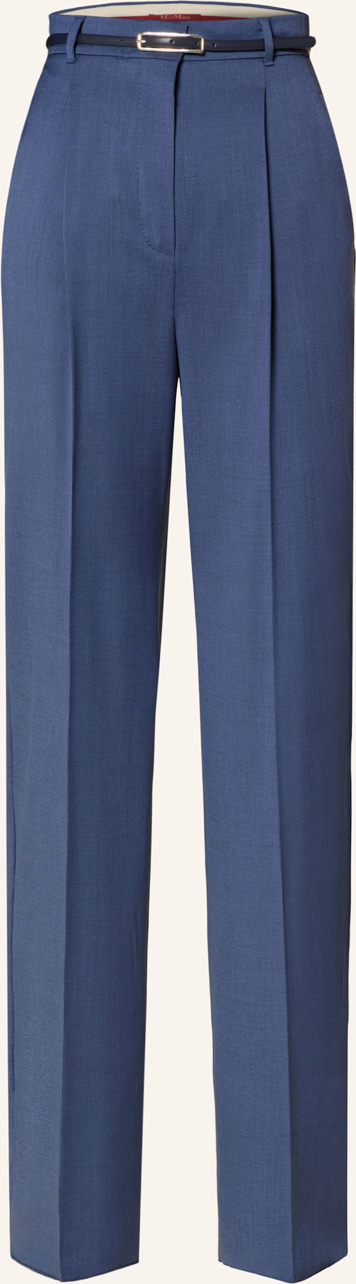 Thumbnail - Max Mara Studio Marlenehose Anfora blau
