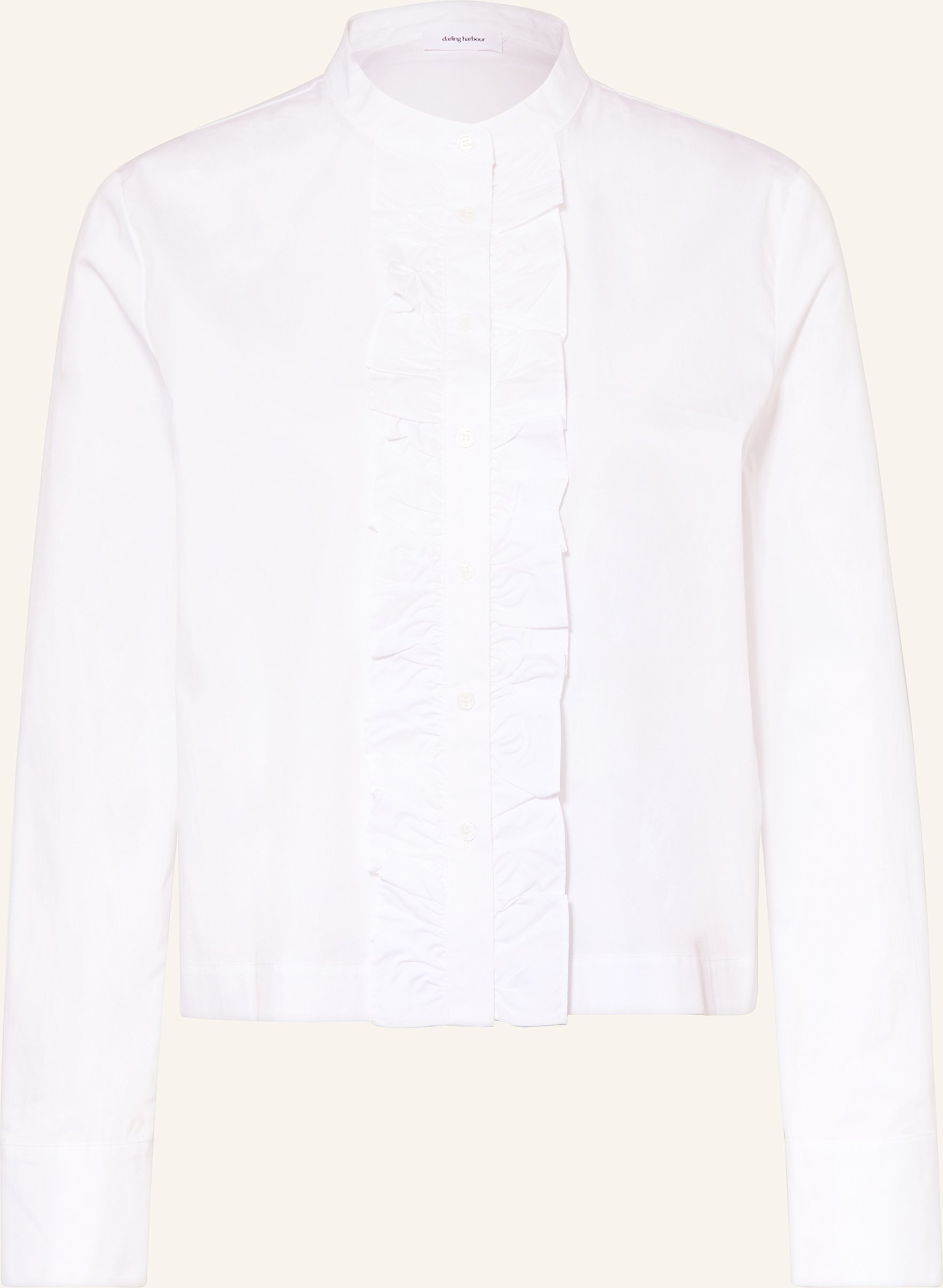 Thumbnail - Darling Harbour Bluse Mit Rüschen weiss