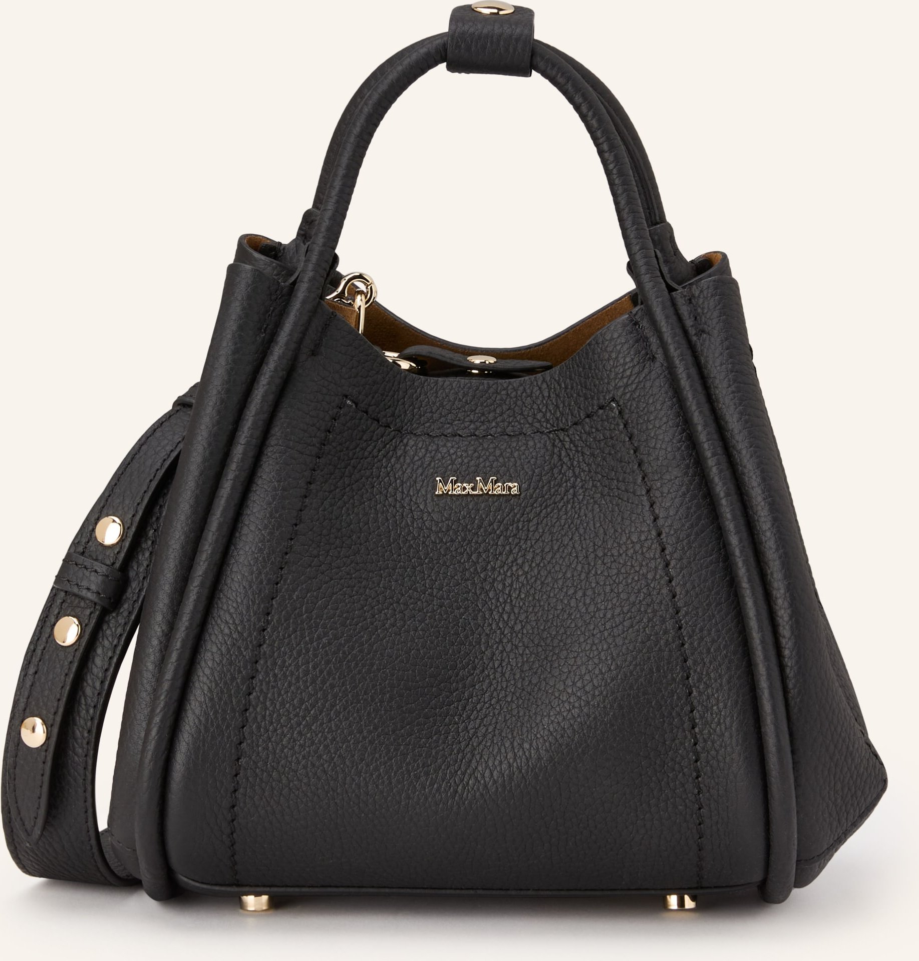 Max Mara Handtasche Marine Xs schwarz