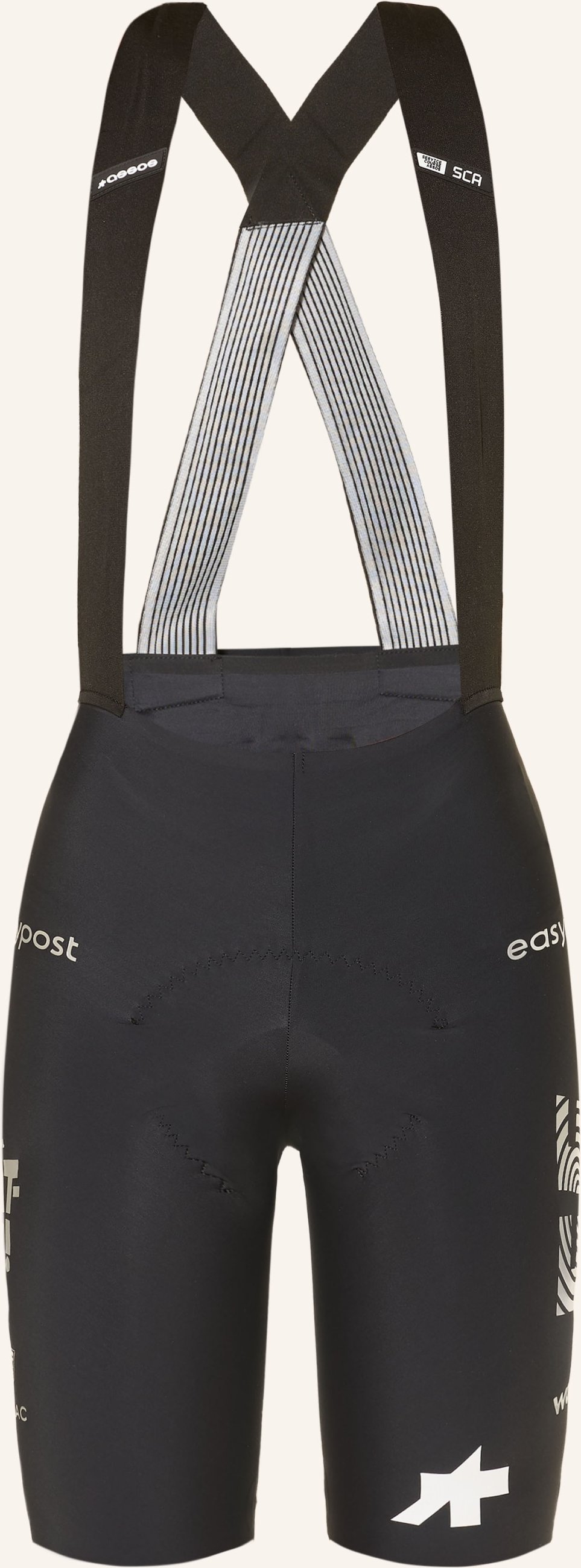 Assos Radhose Equipe s11 Ef 2026 Mit Trägern Und Gepolstertem Einsatz schwarz