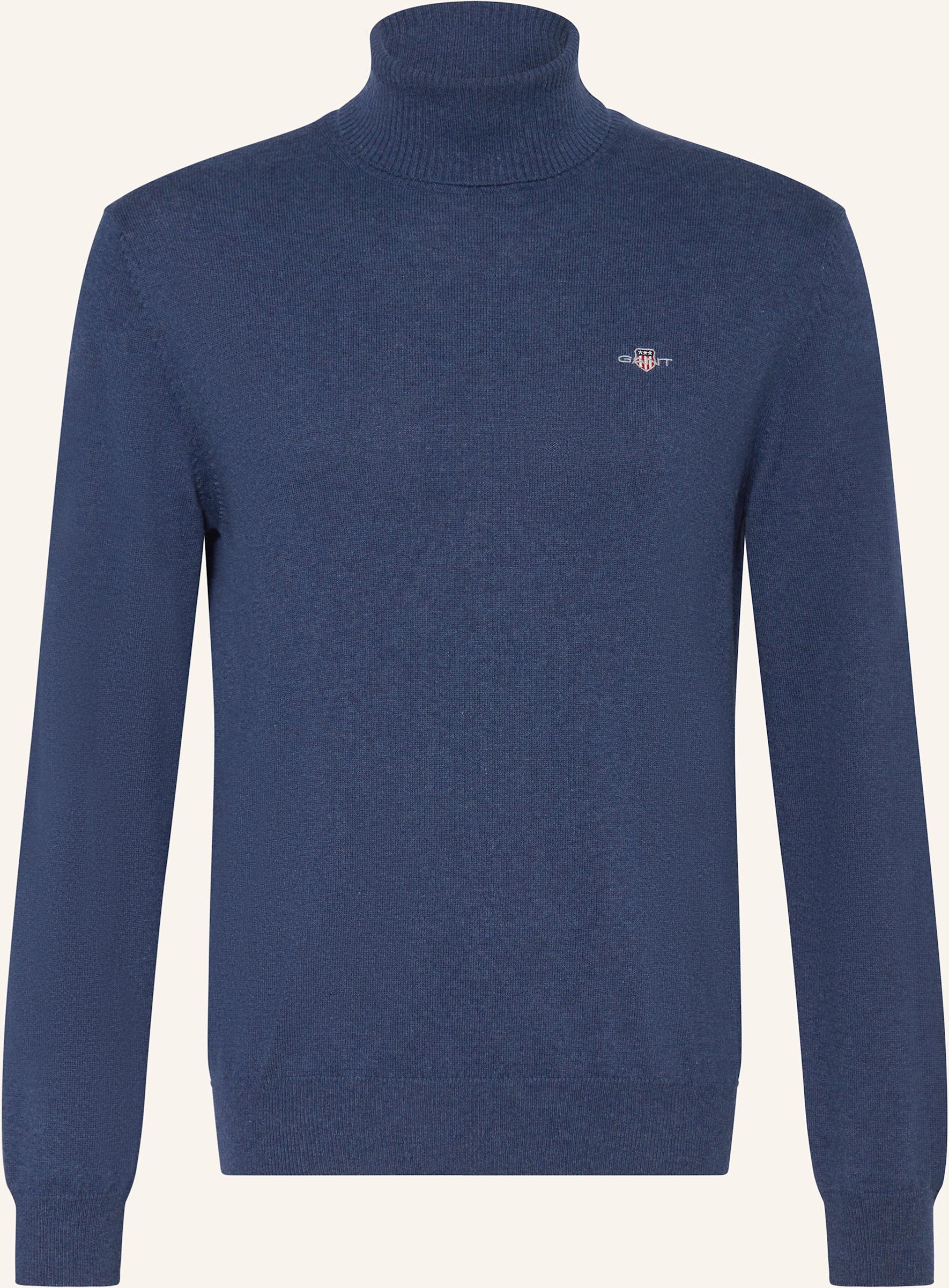 Gant Rollkragenpullover blau