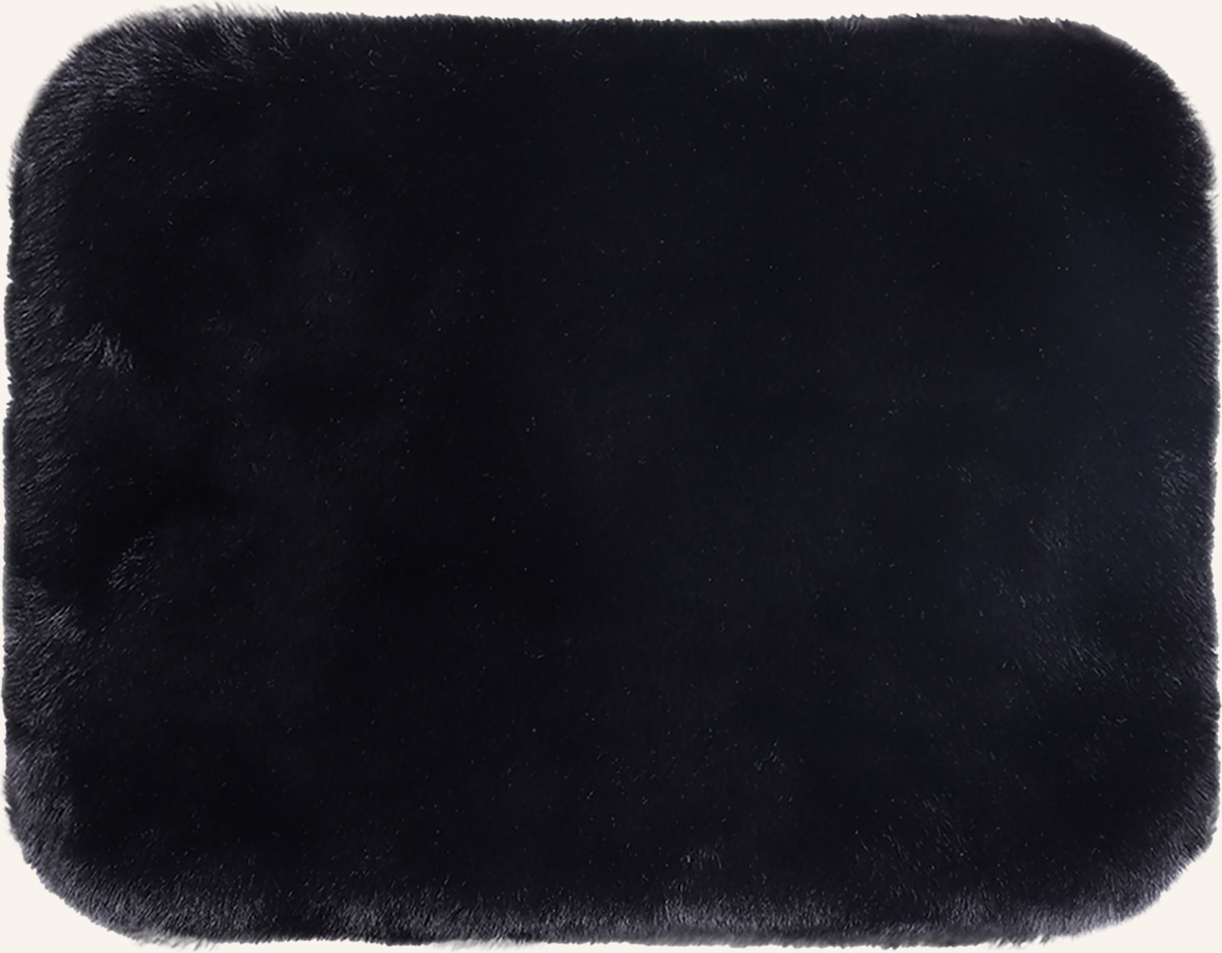 Holdit Laptop-Hülle Aus Kunstfell schwarz