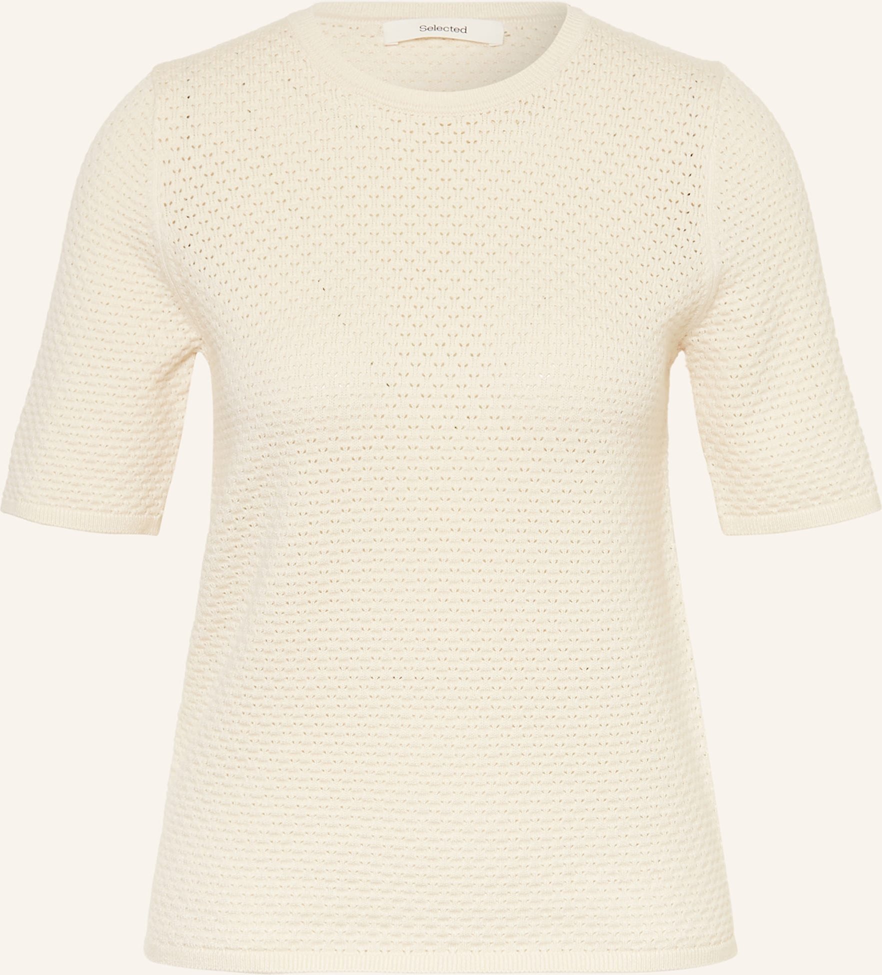 Selected Femme Strickshirt weiss