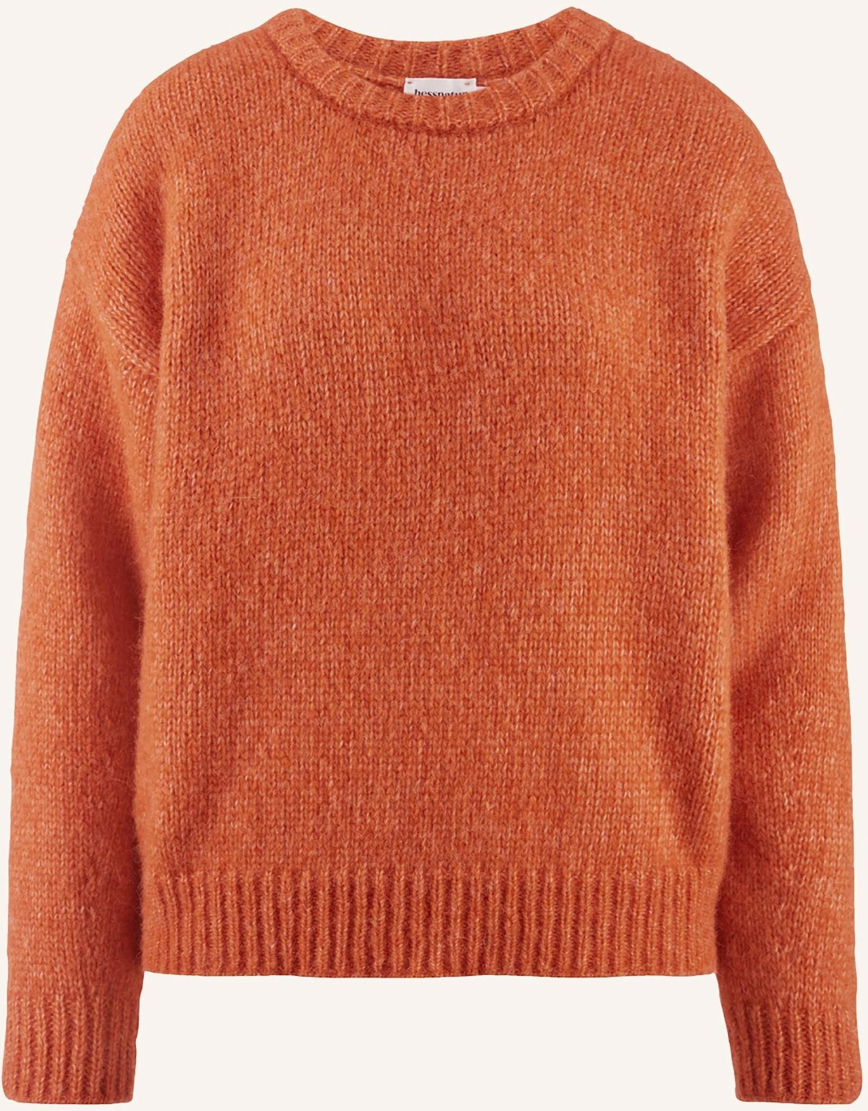 Hessnatur Strick Pullover rot
