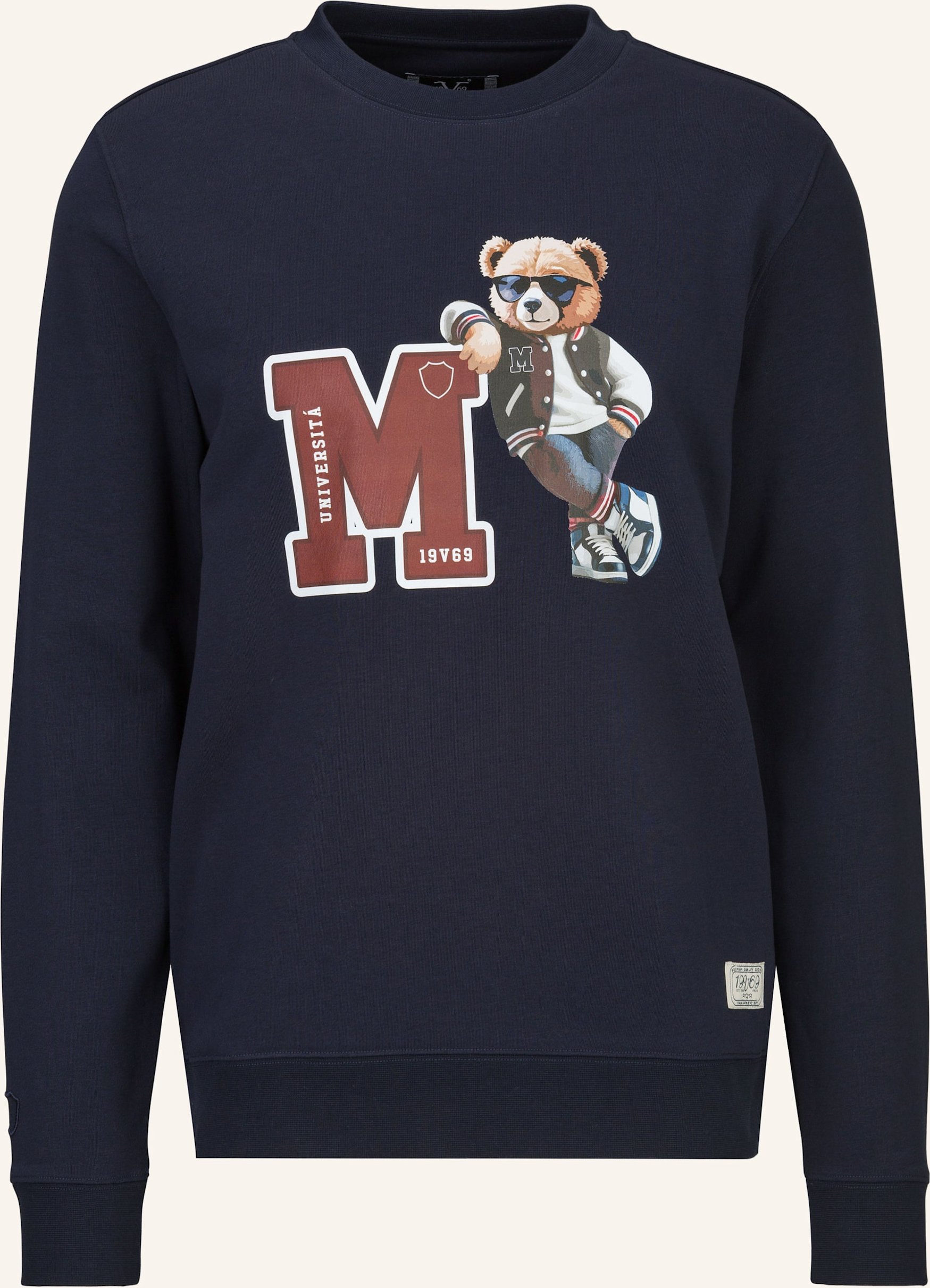 19V69 Italia Sweatshirt Nico College blau