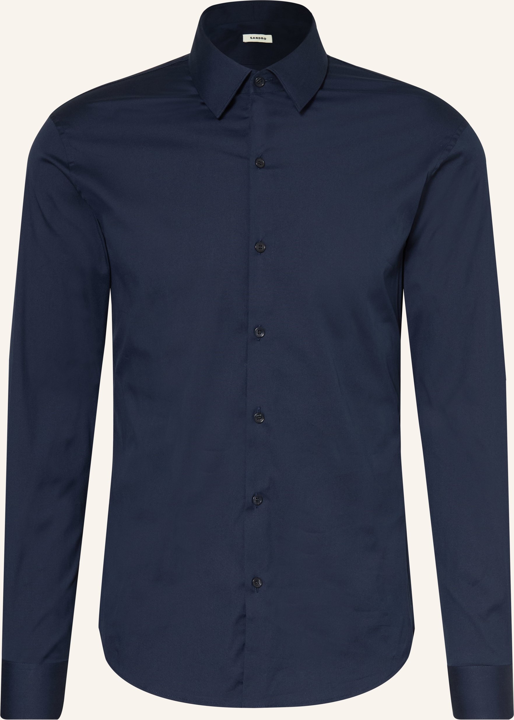 Sandro Hemd Slim Fit blau