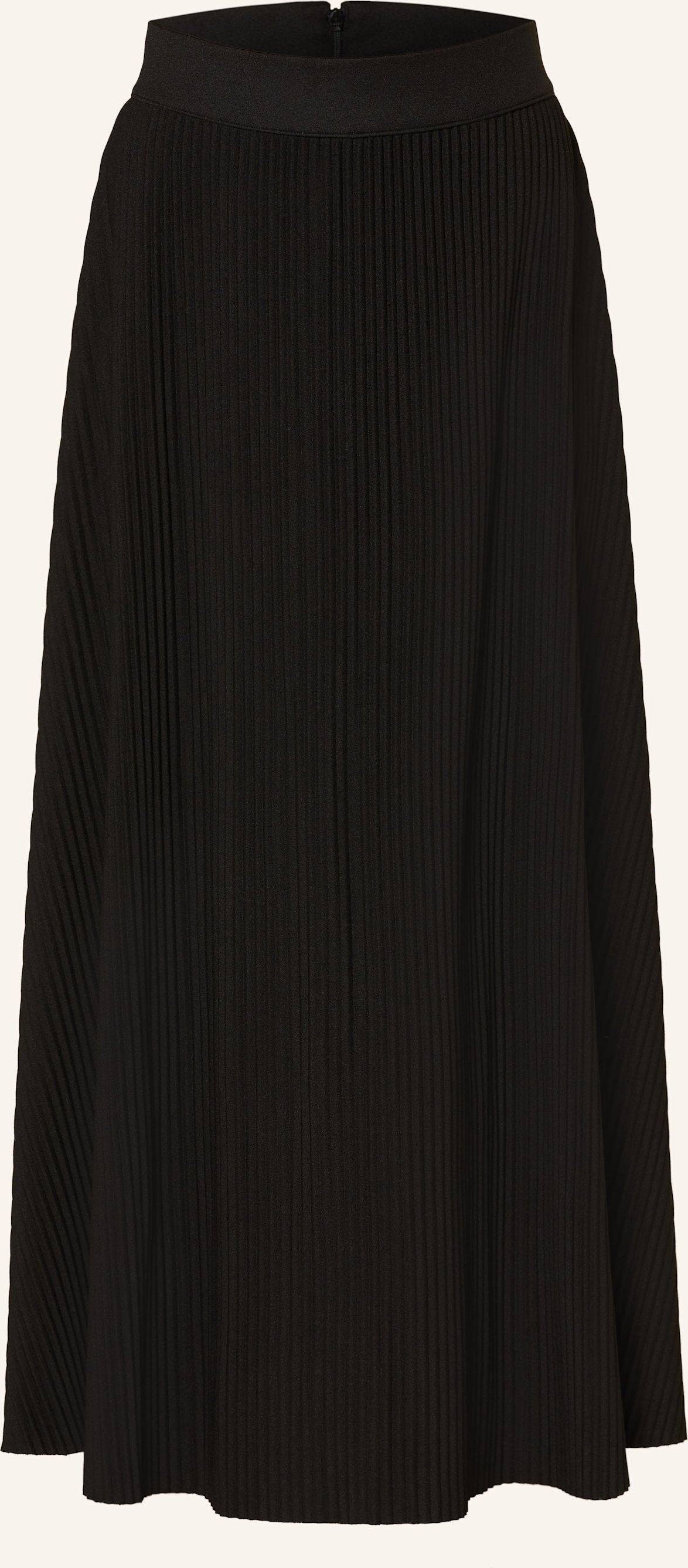 Mrs & Hugs Jerseyrock Mit Plissees schwarz