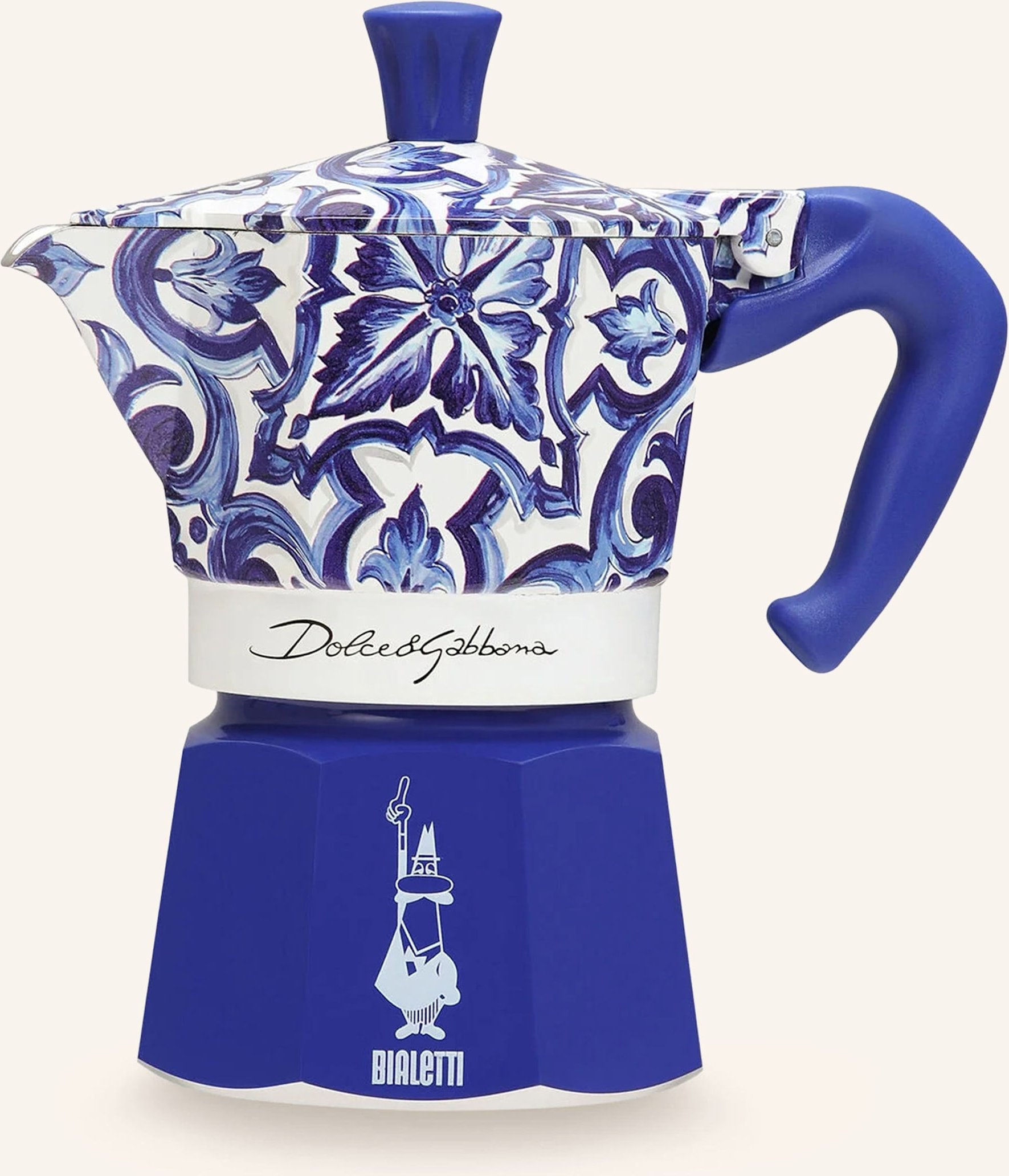 Dolce & Gabbana Casa Espressokocher blau