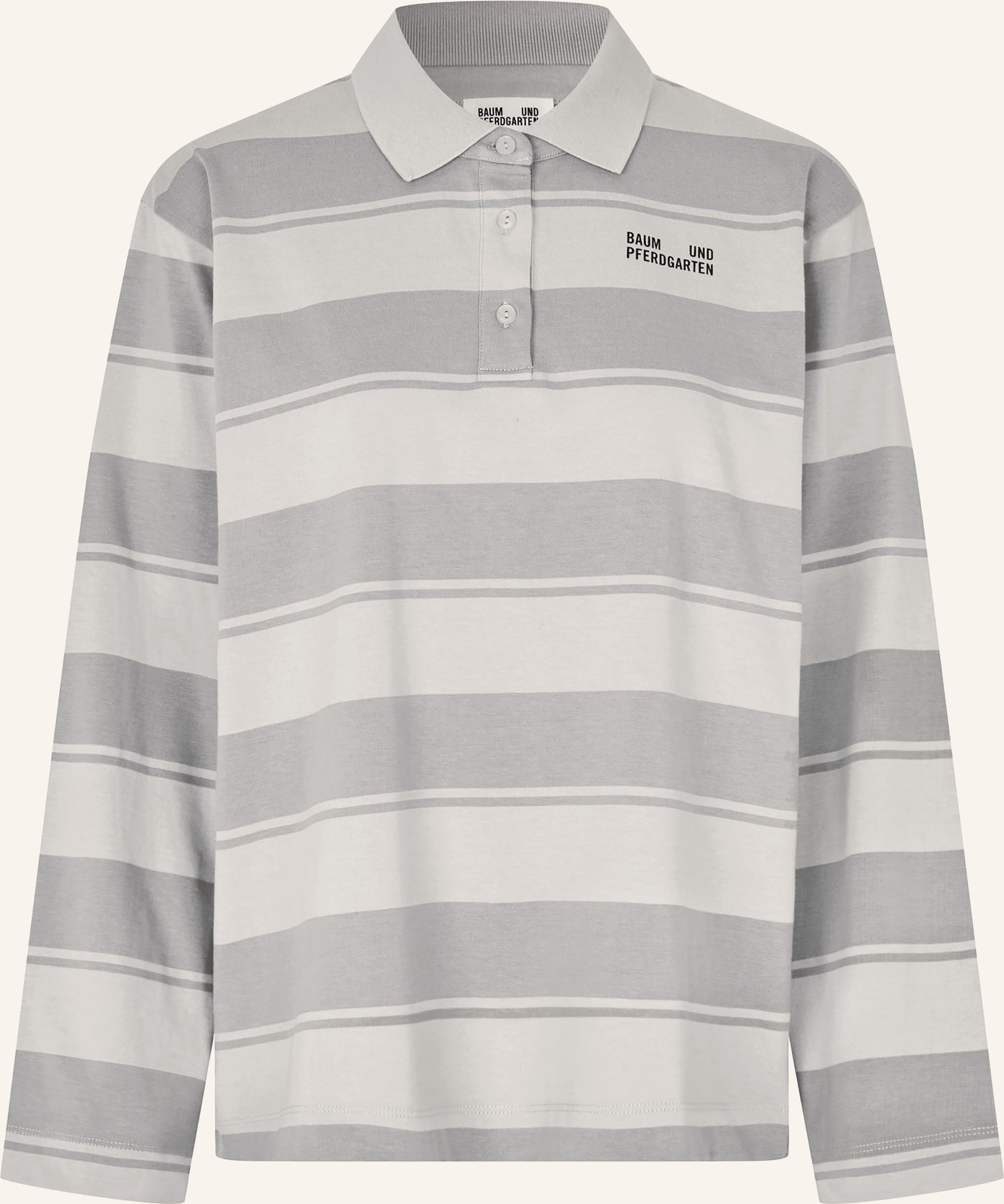 Baum Und Pferdgarten Jersey-Poloshirt Jeanne grau