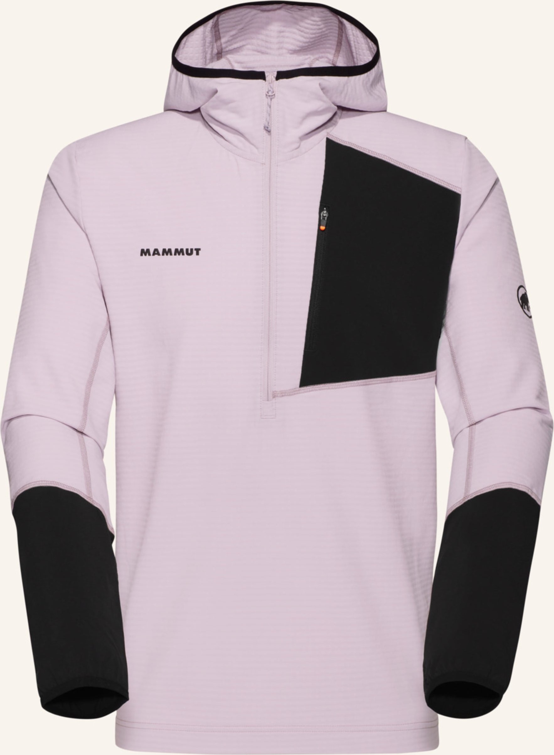 Thumbnail - Mammut Madris Light Ml Half Zip Hoody Men lila