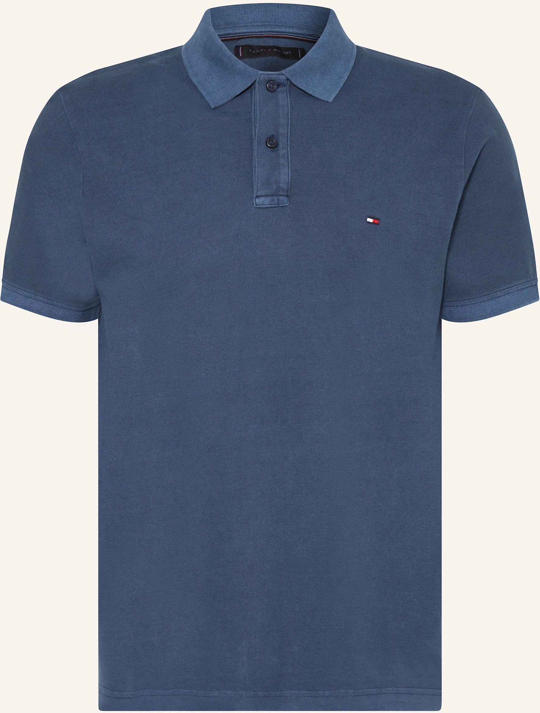 Tommy Hilfiger Piqué-Poloshirt Regular Fit blau