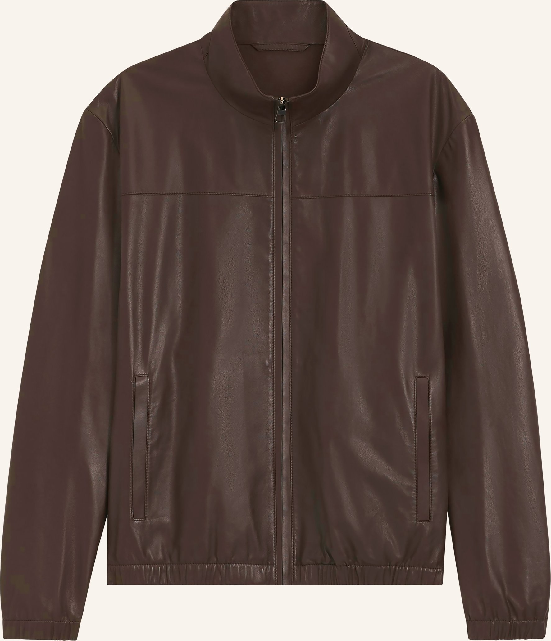 Boss Lederblouson Molta braun