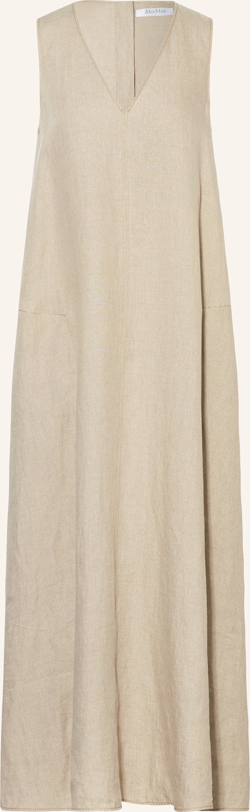 Max Mara Leinenkleid Simeone beige