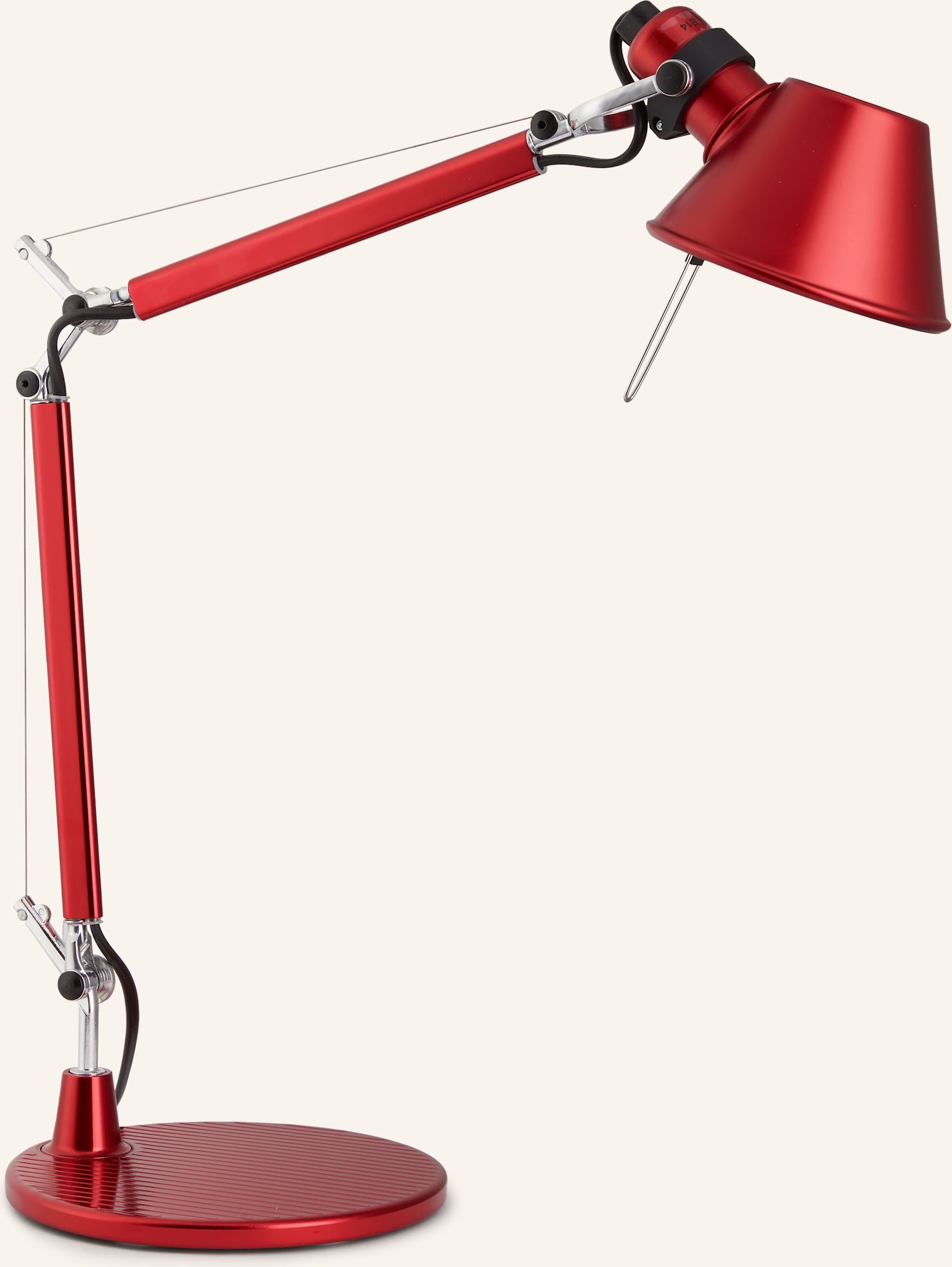 Artemide Tischleuchte Tolomeo Micro Table rot
