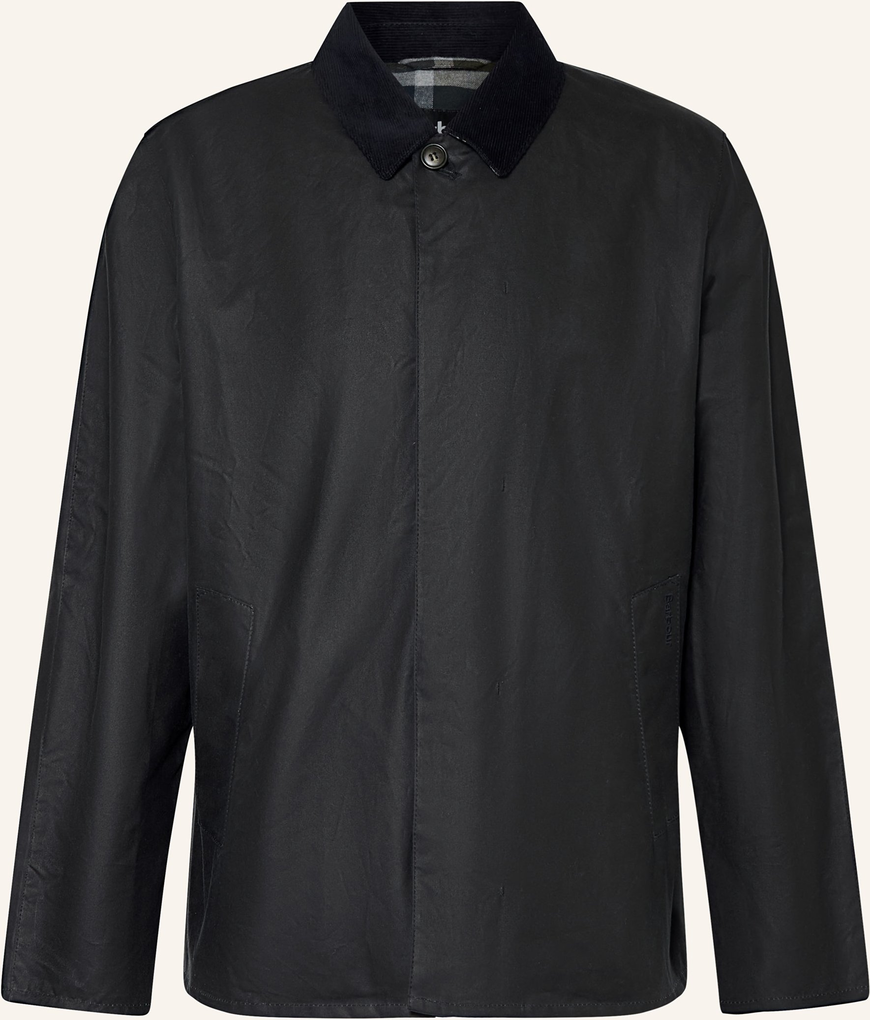 Barbour Jacke Lorden Wax Mac blau