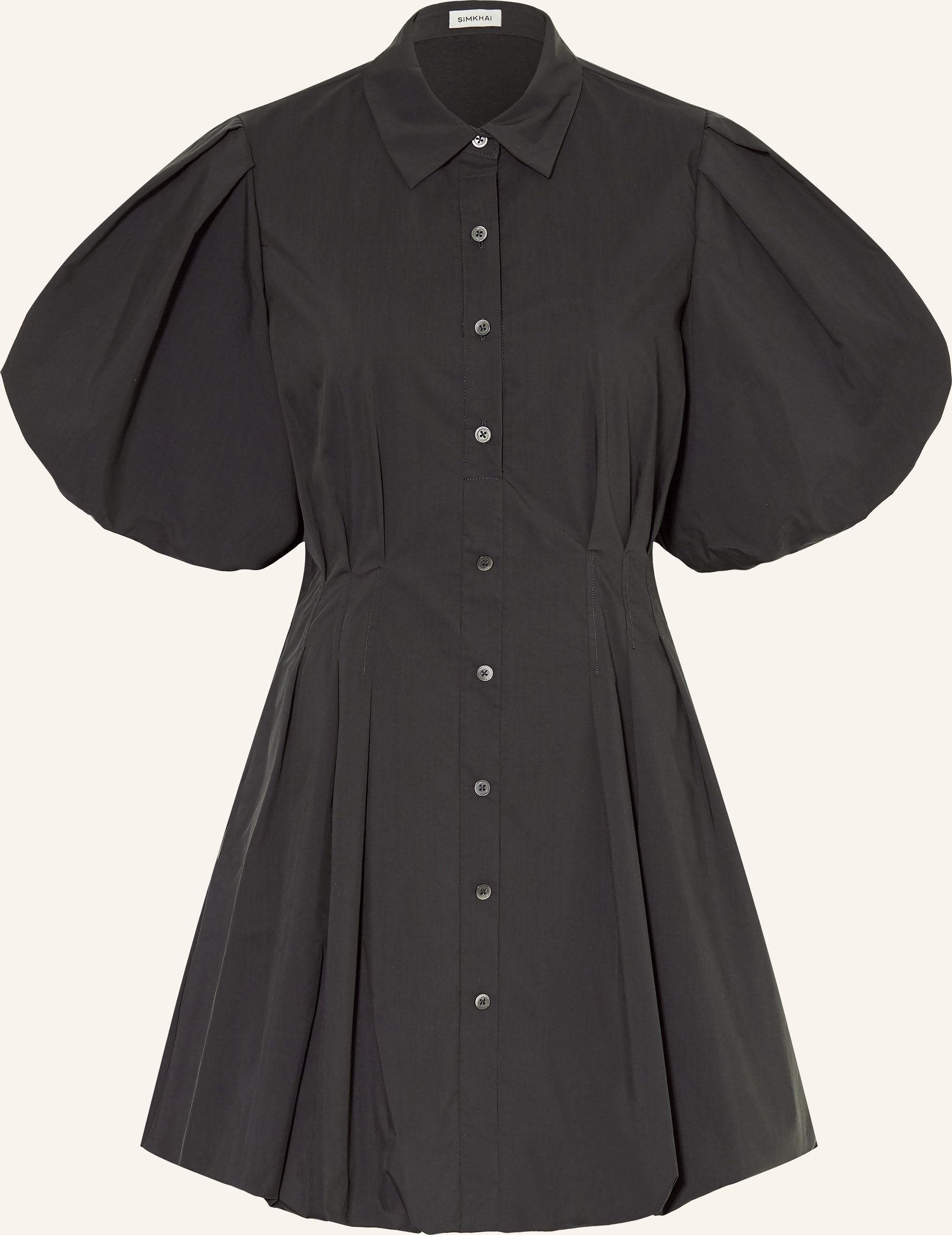 Simkhai Hemdblusenkleid Cleo schwarz