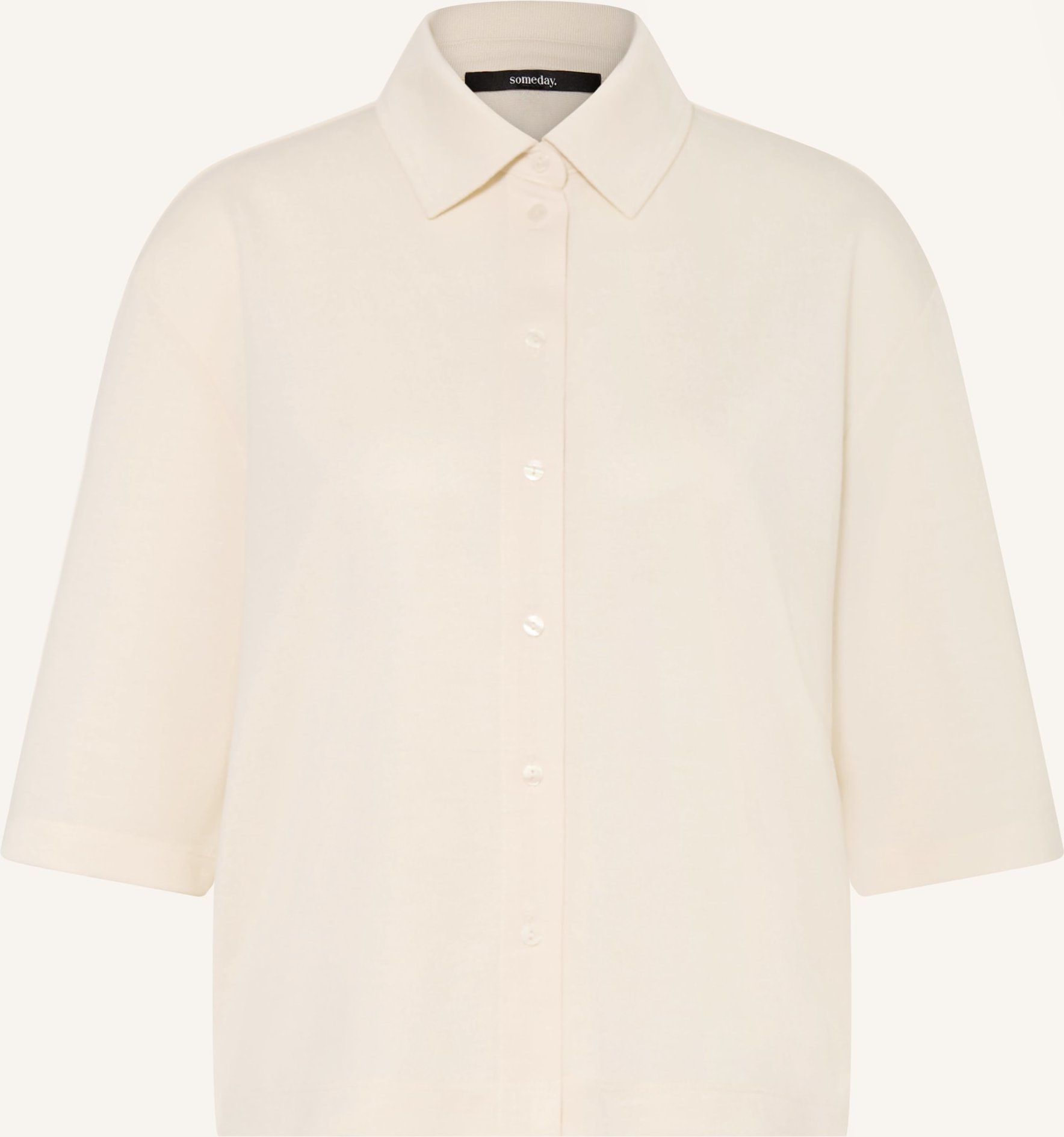 Someday Strickbluse Kulea Mit 3/4-Arm beige