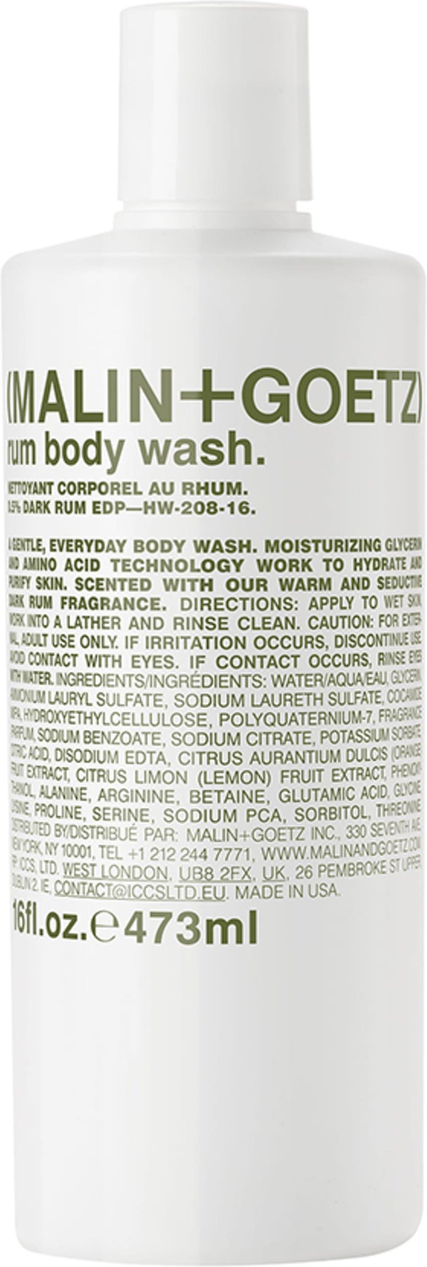 (Malin+Goetz) Rum Hand + Body Wash Körper- und Handwaschgel 473 ml