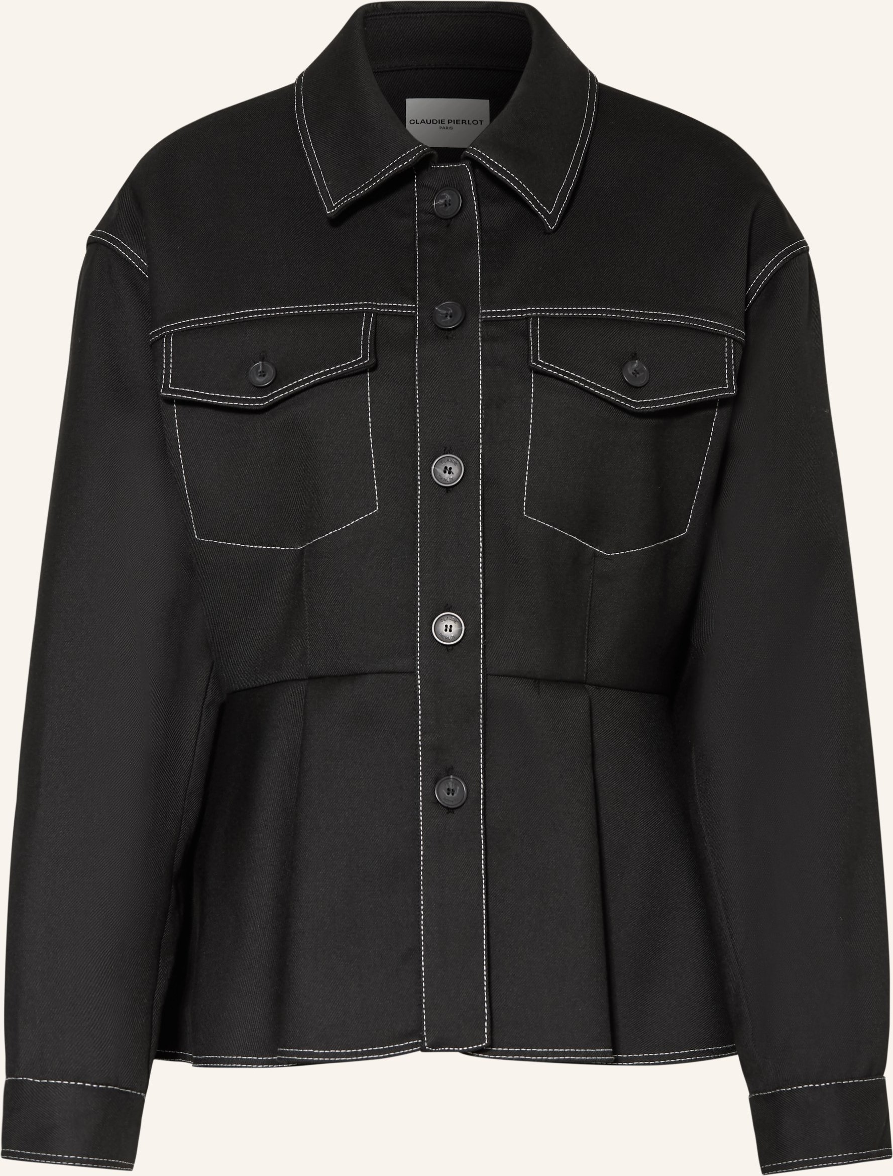 Claudie Pierlot Jacke schwarz