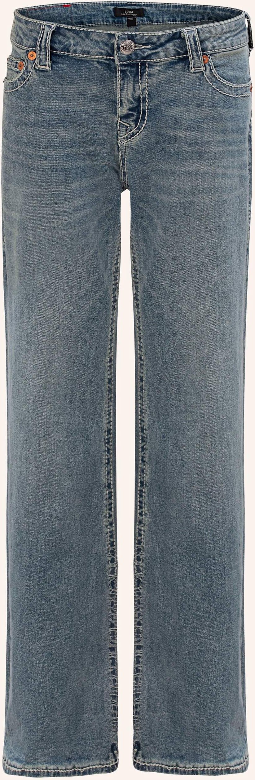 True Religion Baggy-Jeans Bobby blau