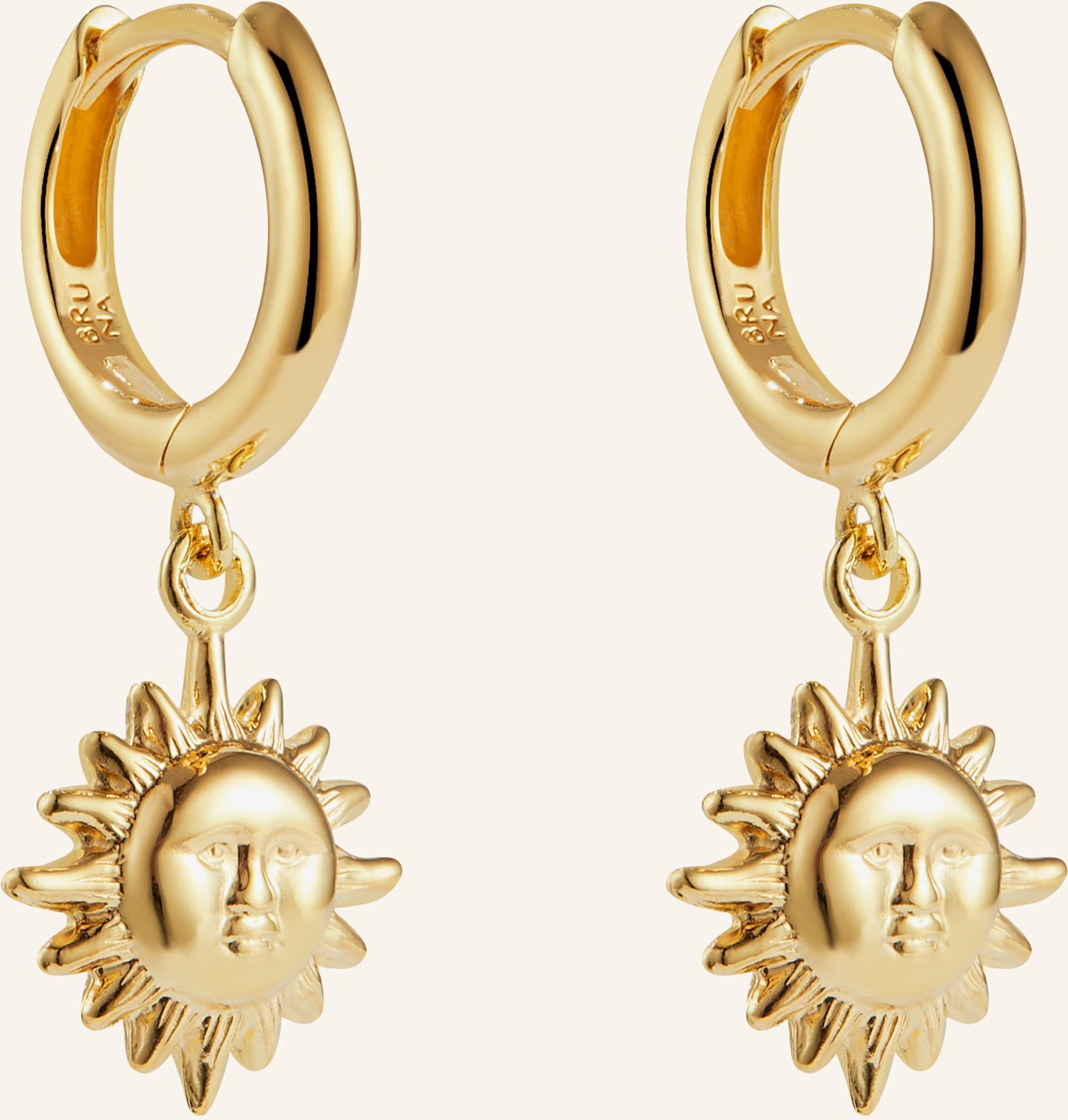 Bruna The Label Creolen Solana gold