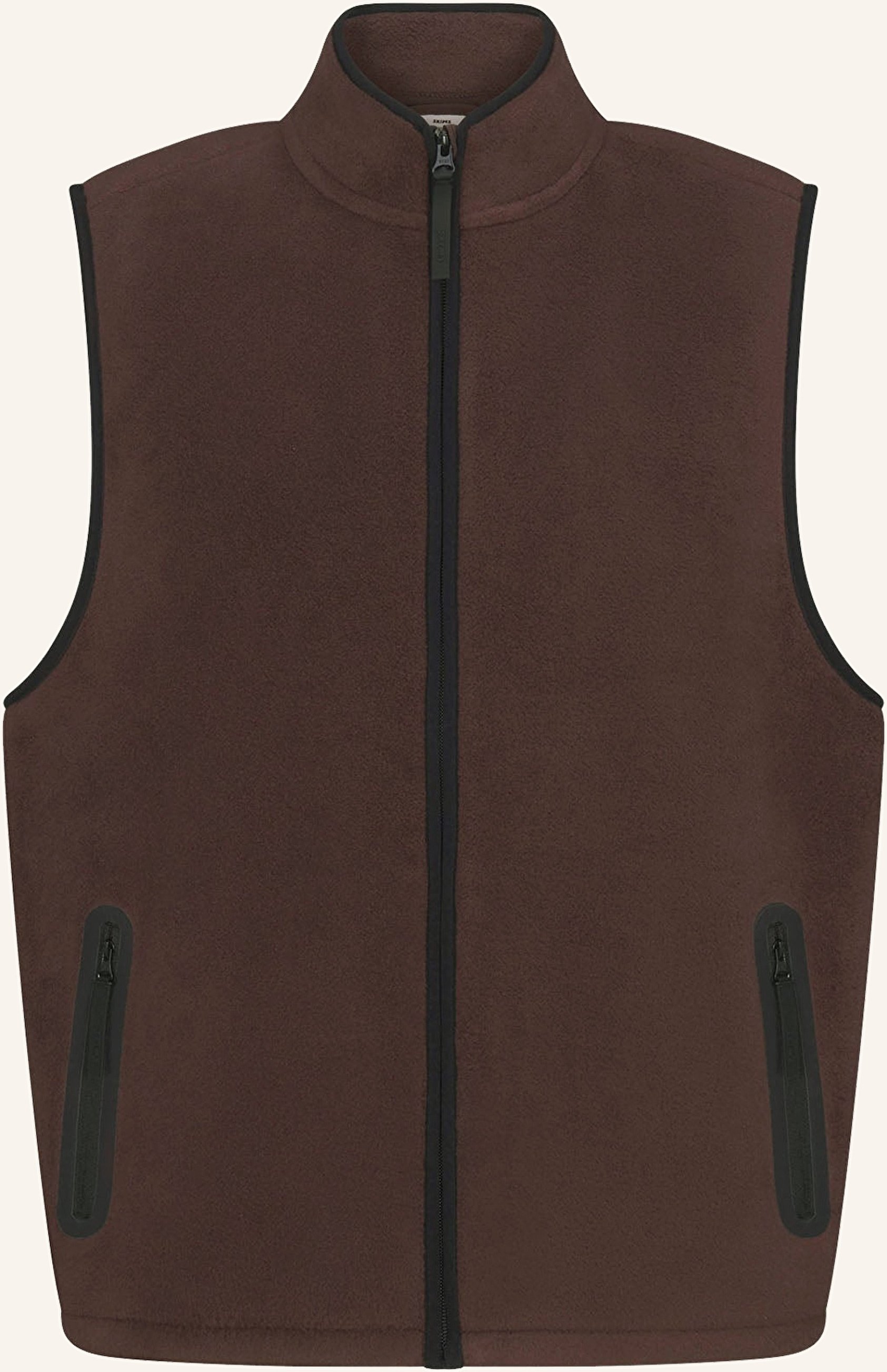 Skims Lounge-Fleeceweste Arctic Fleece braun