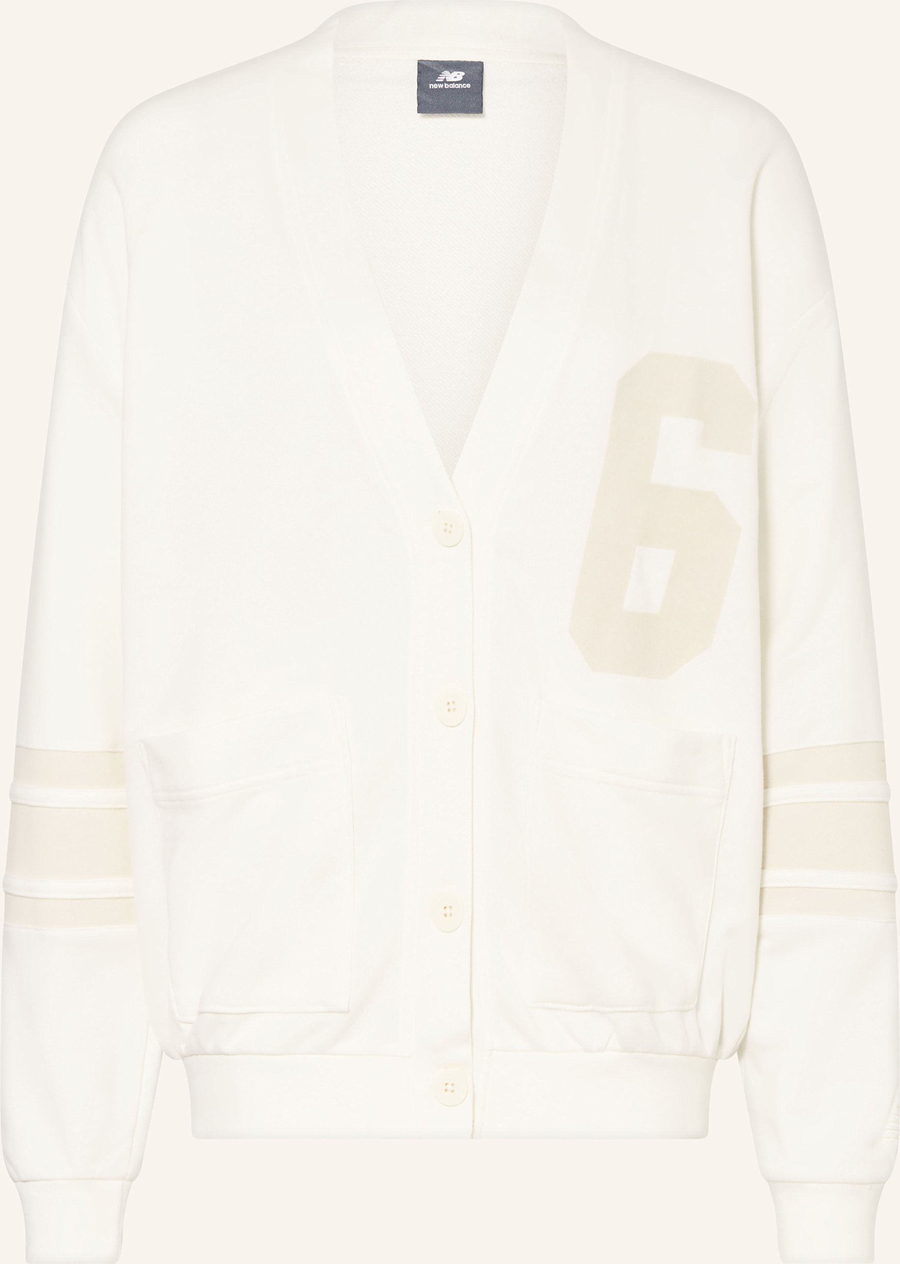 New Balance Oversized-Sweatjacke beige