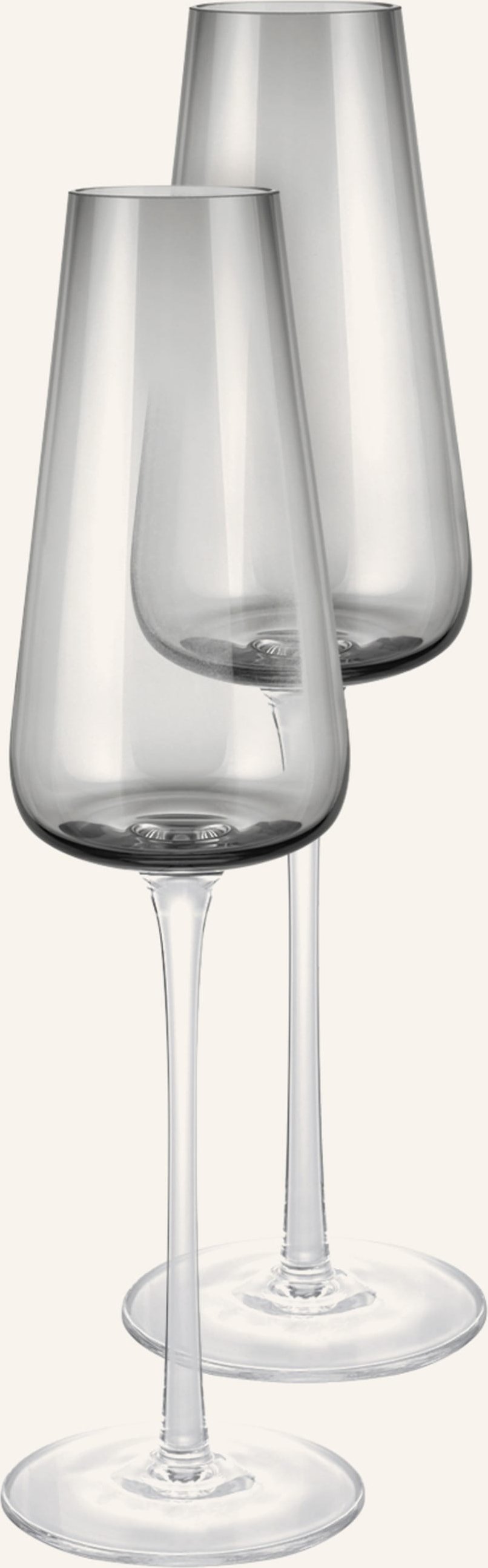 Thumbnail - Blomus 2er-Set Sektgläser Belo grau