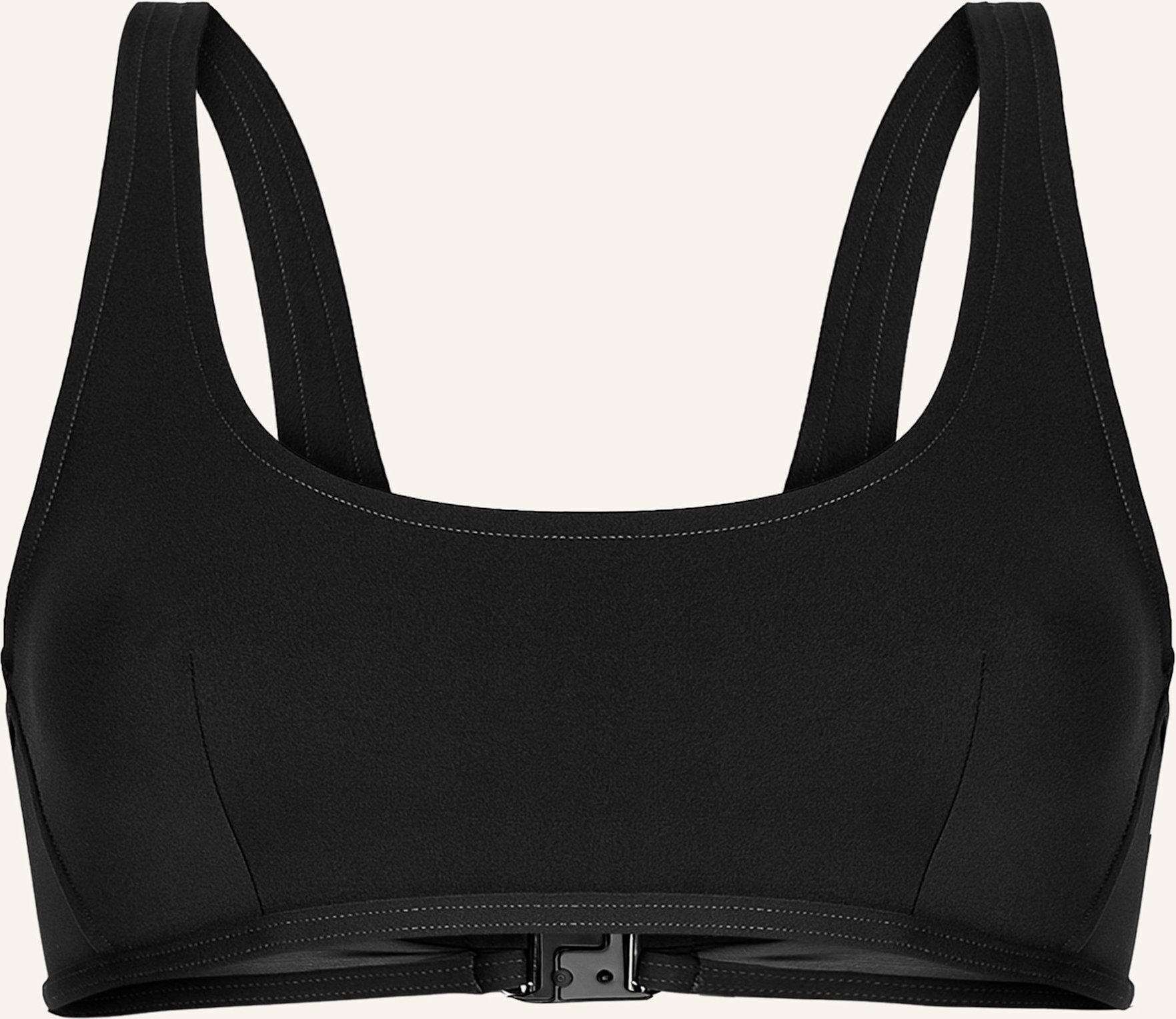 Wolford Bikini Oberteil Sheer & Opaque Swim Top schwarz