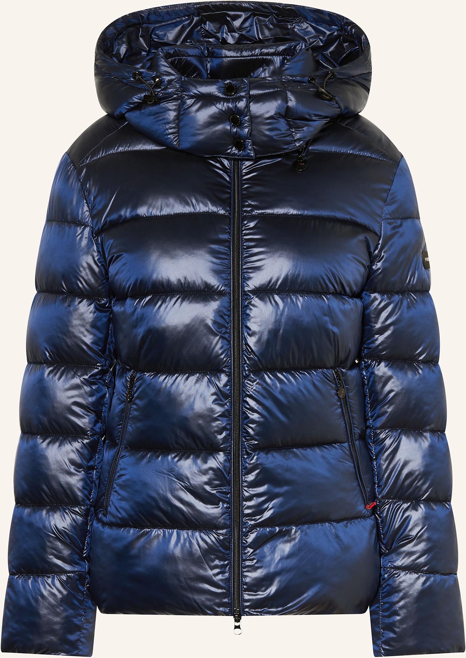 Thumbnail - Frieda & Freddies Steppjacke Anny Mit Abnehmbarer Kapuze blau