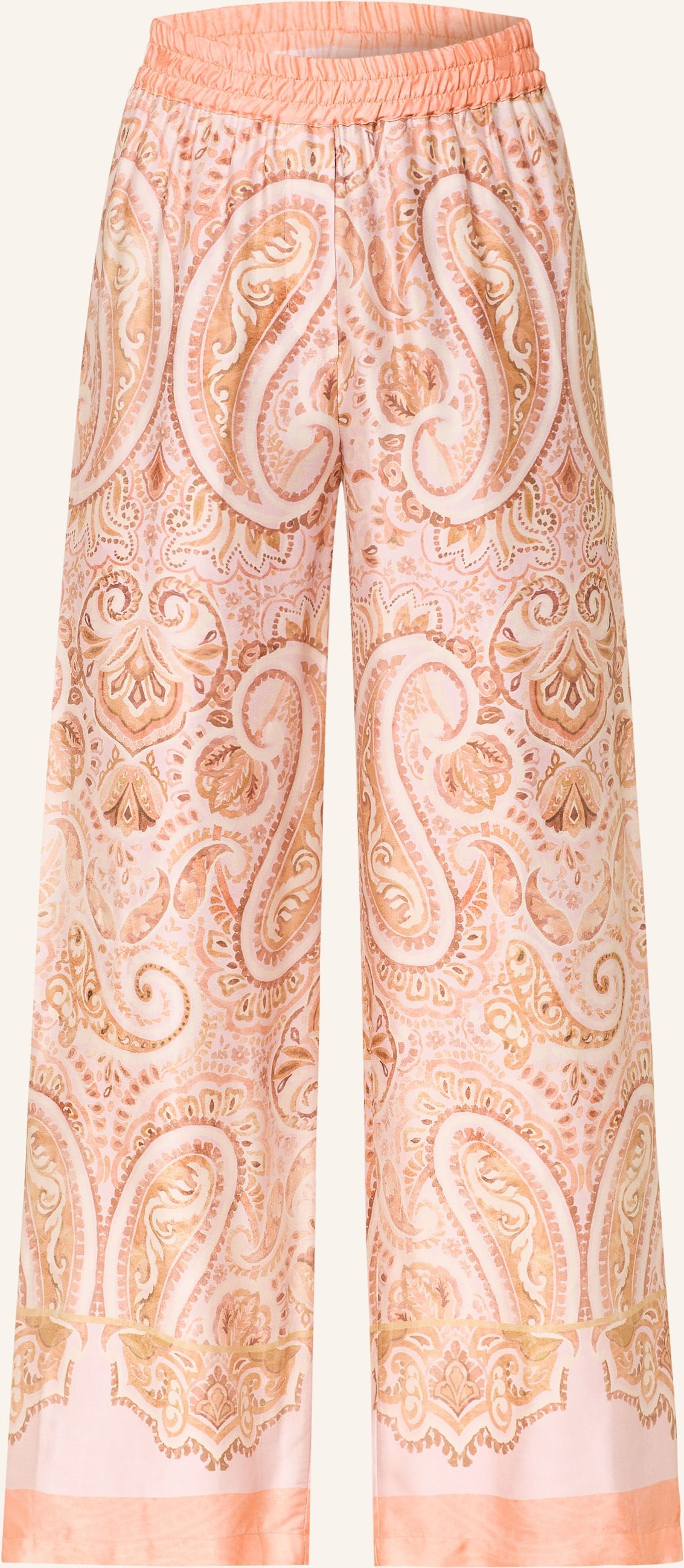 Tonno & Panna Marlenenhose Aus Satin orange