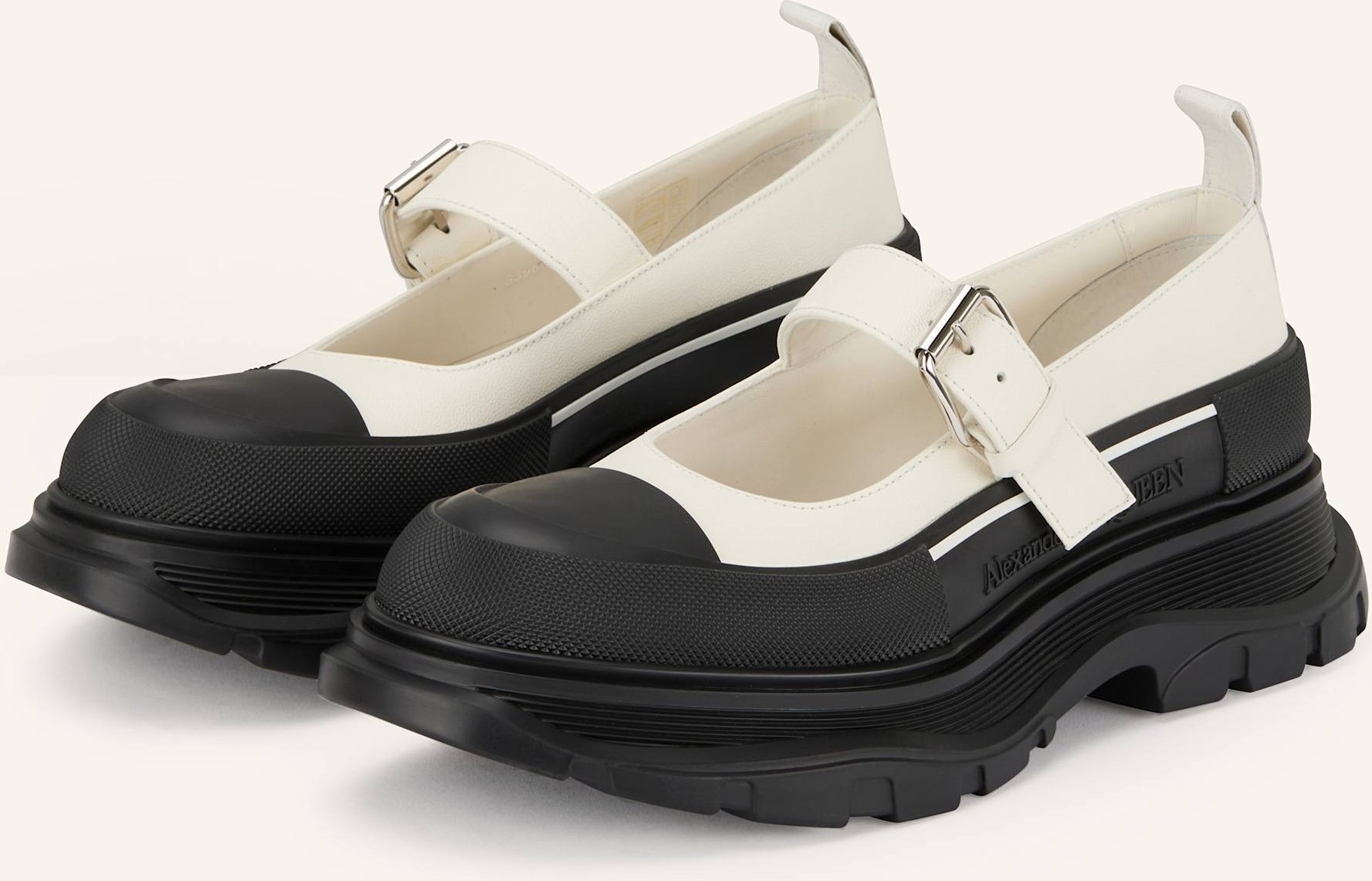 Mcqueen Mary-Jane-Ballerinas schwarz