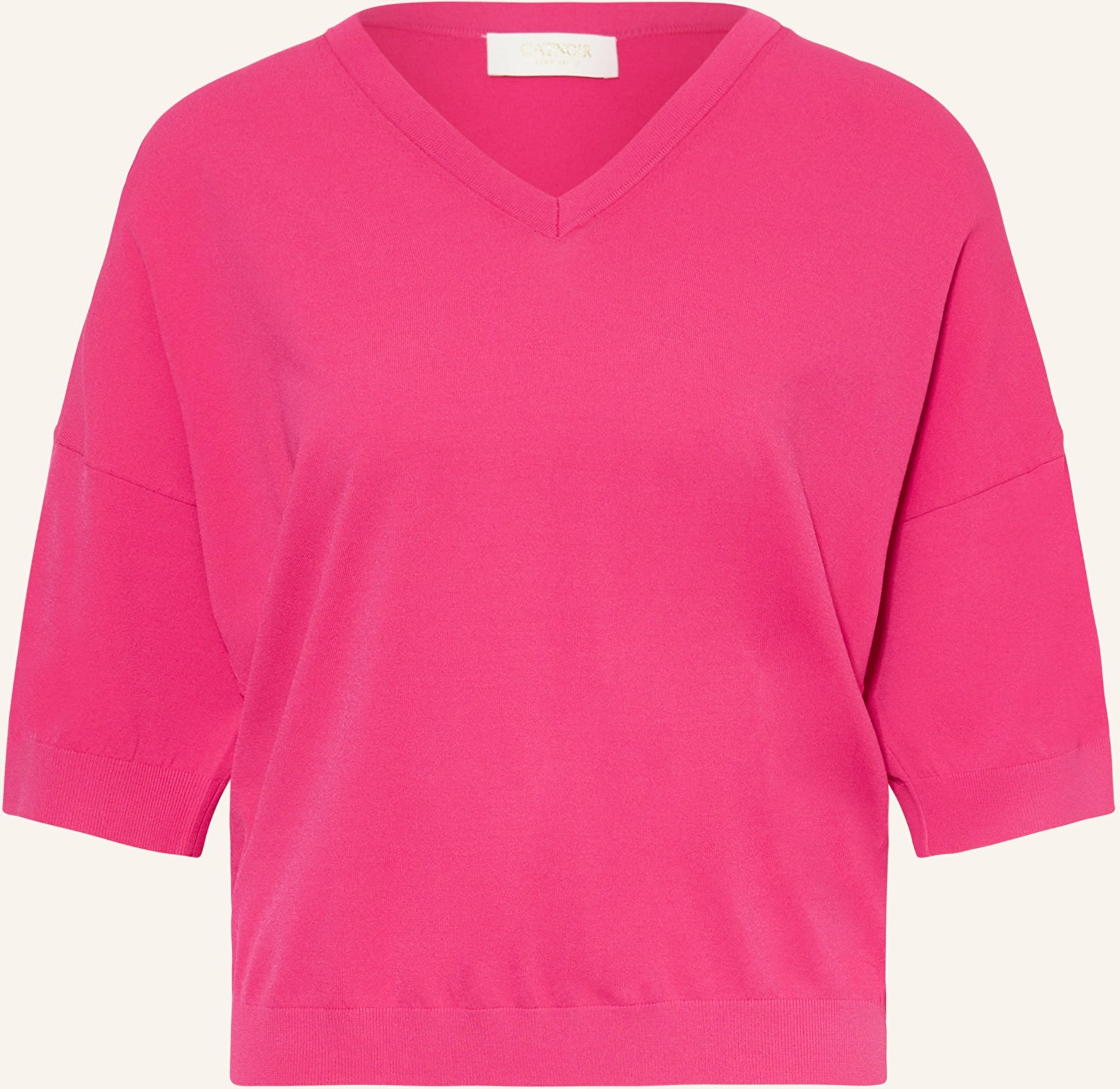 Catnoir Strickshirt Mit 3/4-Ärmel pink