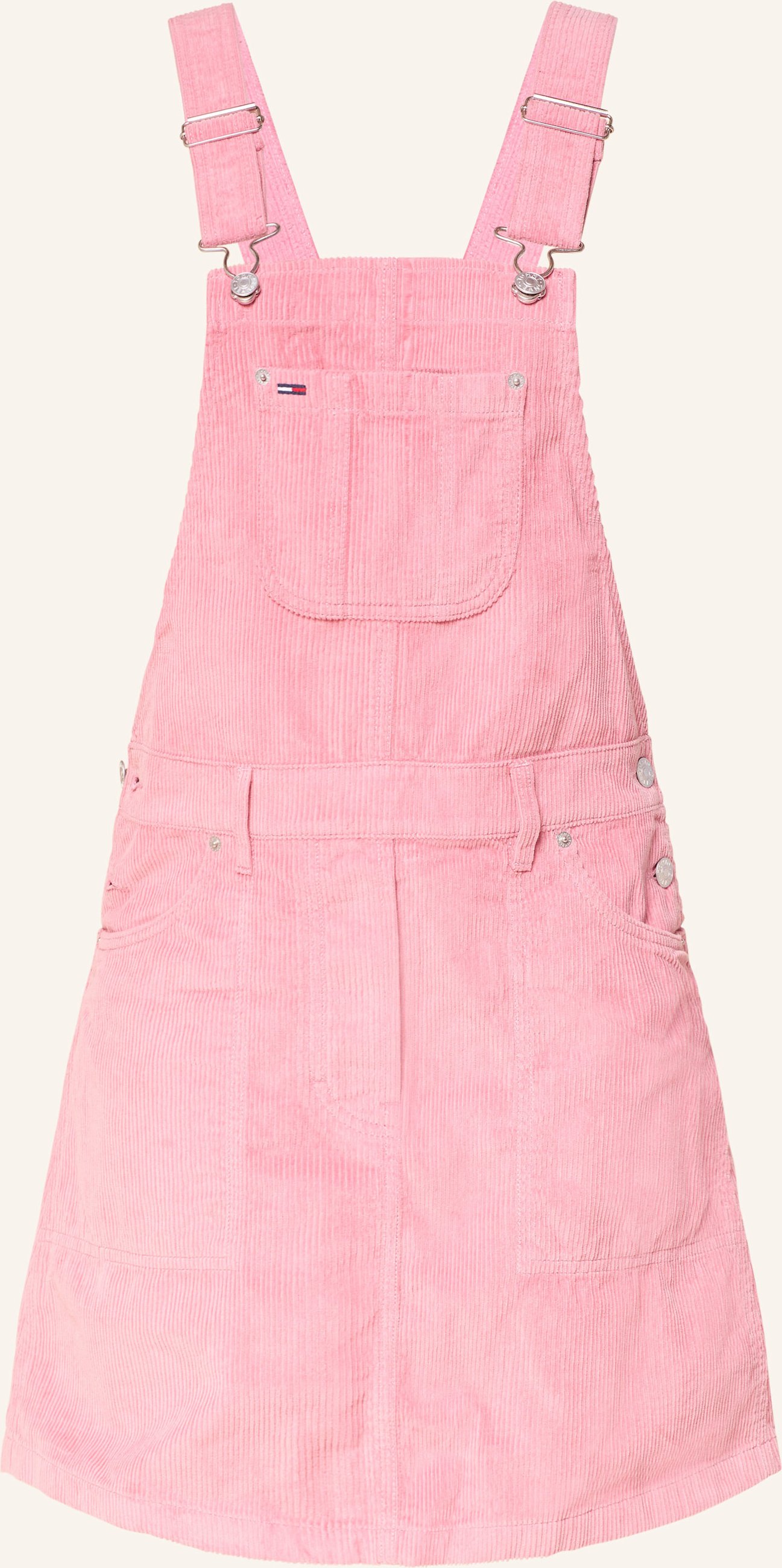 Tommy Jeans Cordkleid pink