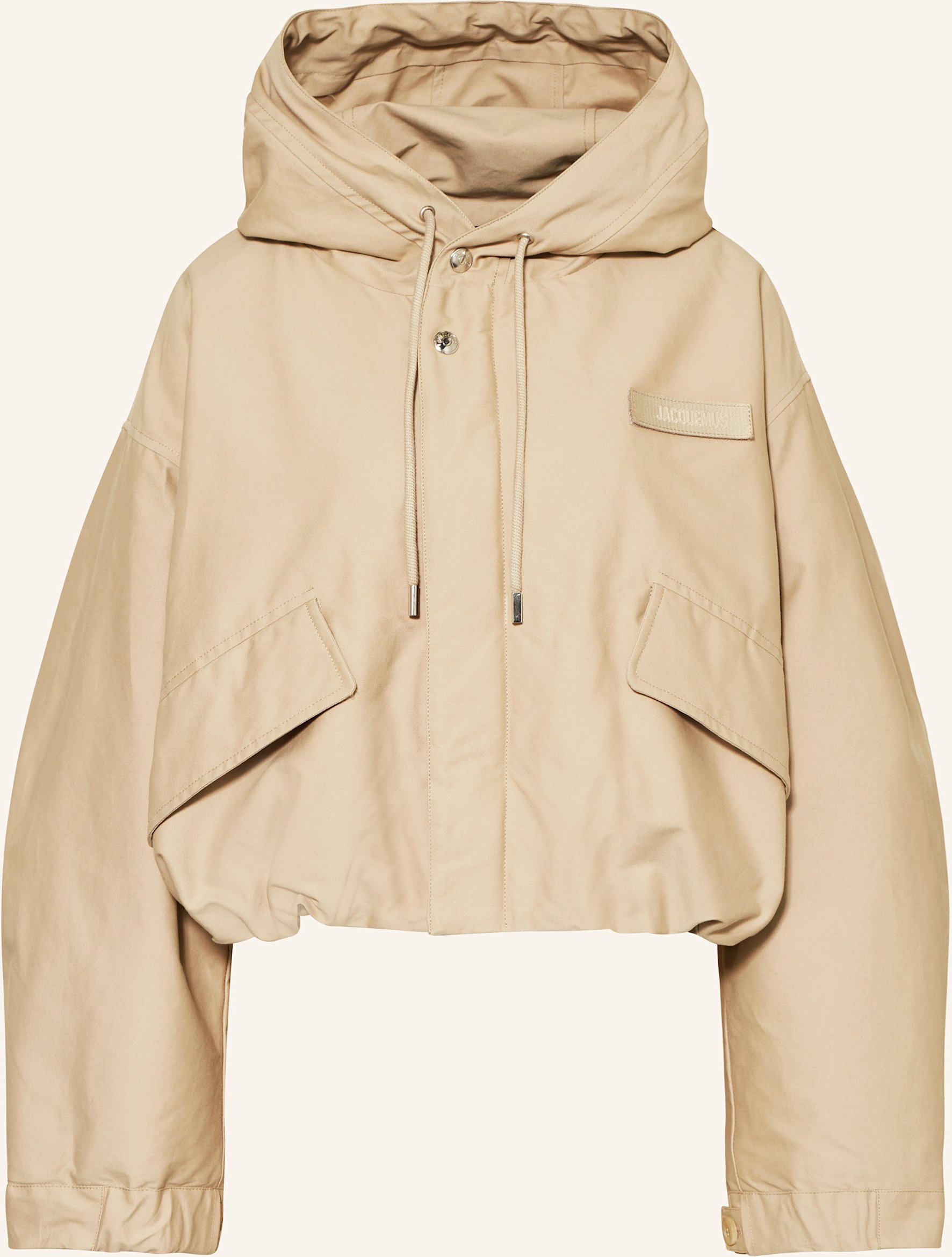 Jacquemus Cropped-Jacke La Parka Courte Caraco beige
